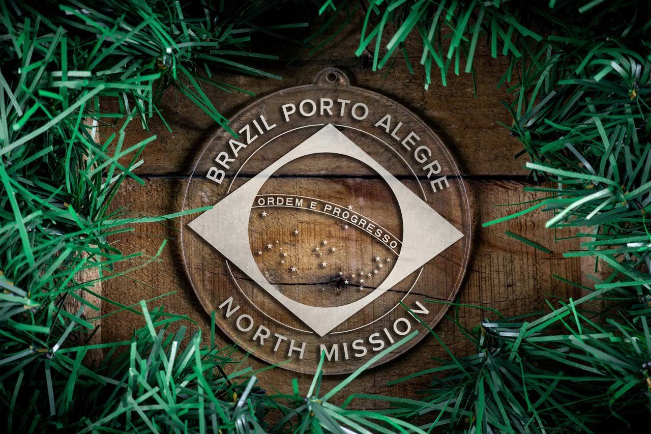 Brazil Porto Alegre North Mission Christmas Ornament - Latter-Day Saint LDS Missionary Gift - Book of Mormon