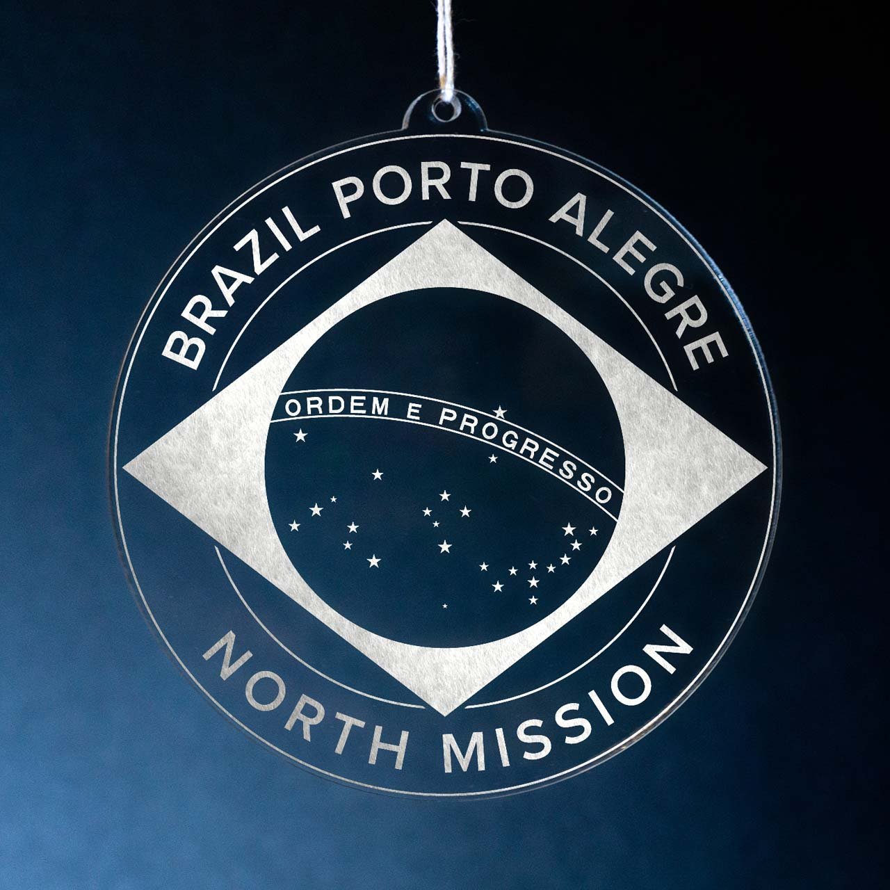 Brazil Porto Alegre North Mission Christmas Ornament - Latter-Day Saint LDS Missionary Gift - Book of Mormon