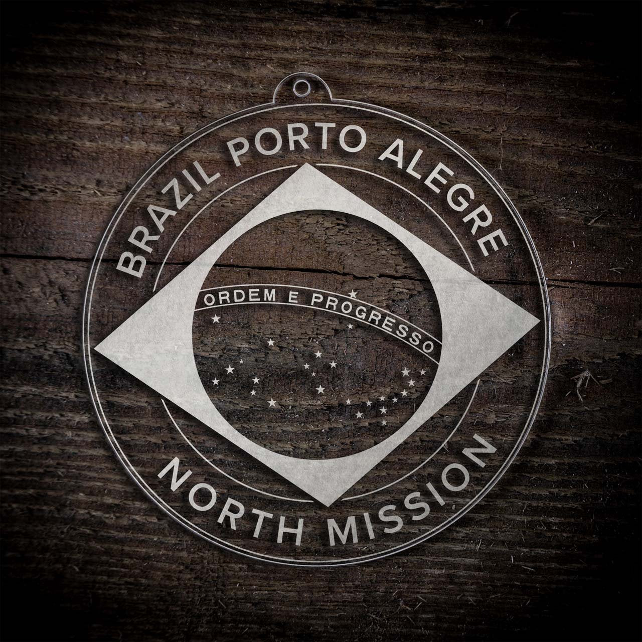 Brazil Porto Alegre North Mission Christmas Ornament - Latter-Day Saint LDS Missionary Gift - Book of Mormon