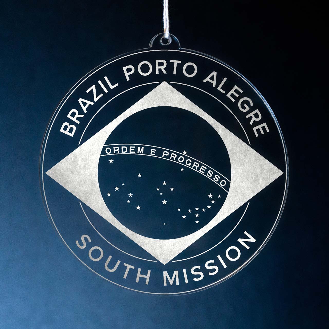 Brazil Porto Alegre South Mission Christmas Ornament - Latter-Day Saint LDS Missionary Gift - Book of Mormon