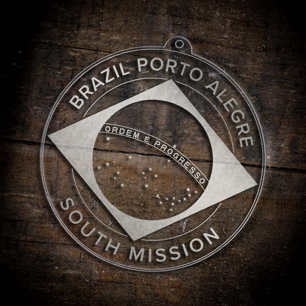 Brazil Porto Alegre South Mission Christmas Ornament - Latter-Day Saint LDS Missionary Gift - Book of Mormon