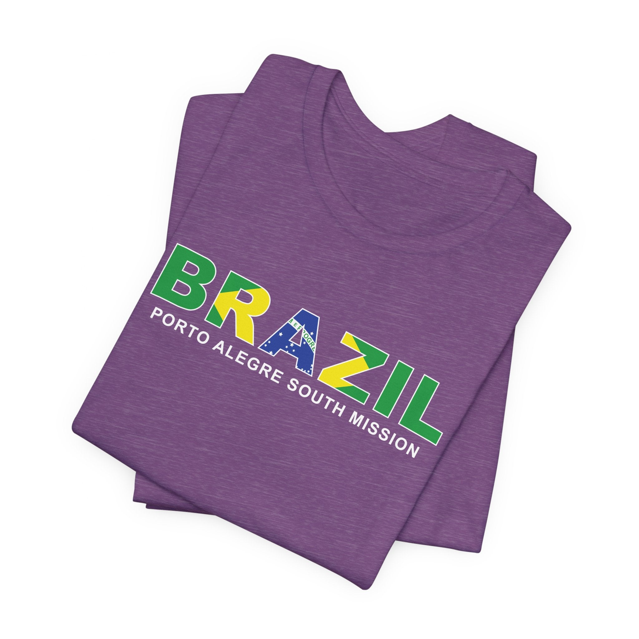 Brazil Porto Alegre South Mission Flag Title T-shirt - Mission Wishlist - LDS Missionary Gift Store