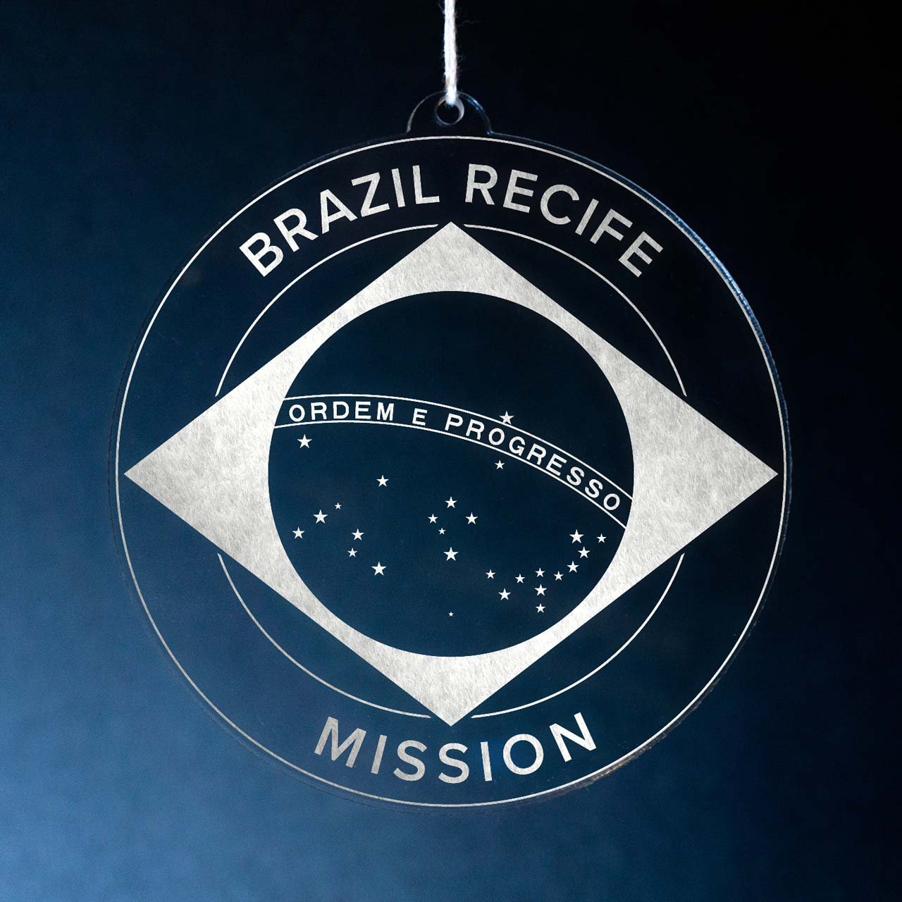 Brazil Recife Mission Christmas Ornament - Latter-Day Saint LDS Missionary Gift - Book of Mormon