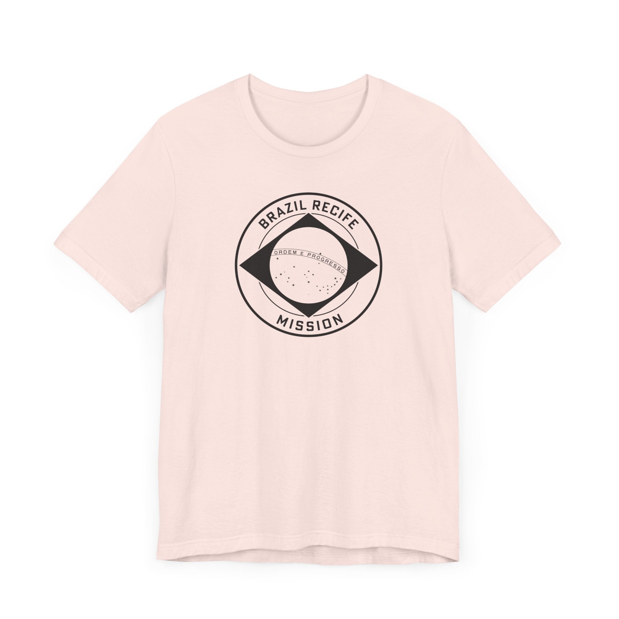 Brazil Recife Mission Circular Monochrome Logo T-Shirt - Mission Wishlist - LDS Missionary Gift Store