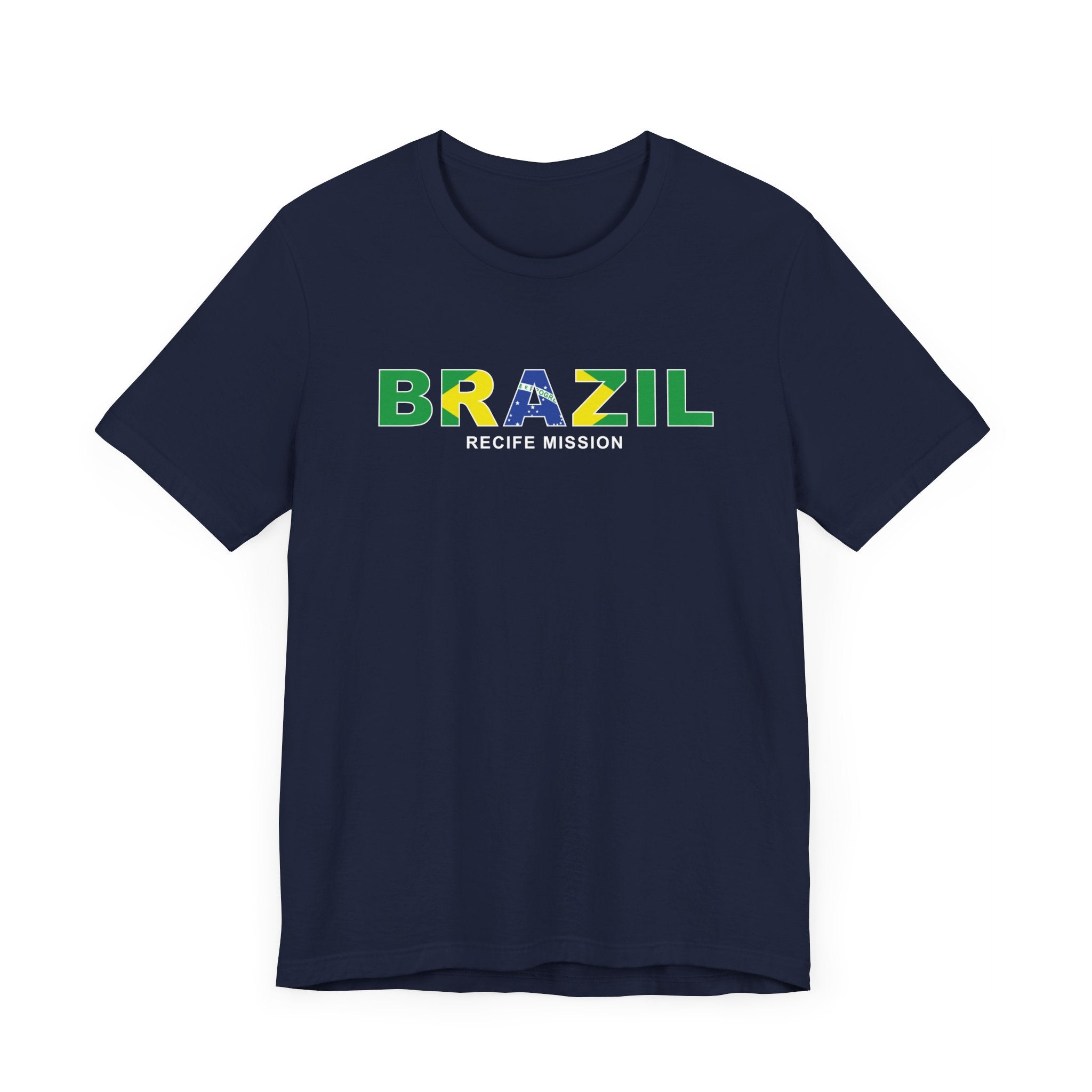 Brazil Recife Mission Flag Title T-shirt - Mission Wishlist - LDS Missionary Gift Store