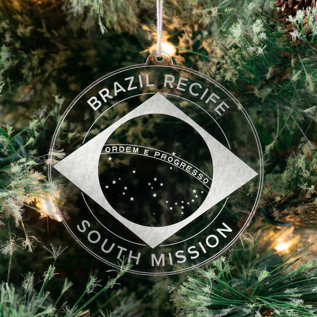 Brazil Recife South Mission Christmas Ornament - Latter-Day Saint LDS Missionary Gift - Book of Mormon