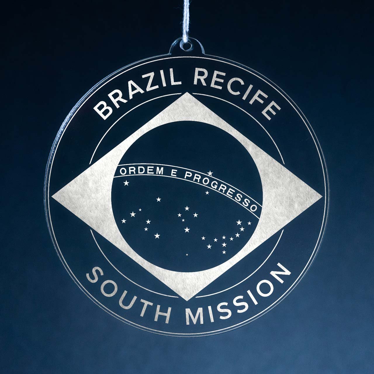 Brazil Recife South Mission Christmas Ornament - Latter-Day Saint LDS Missionary Gift - Book of Mormon
