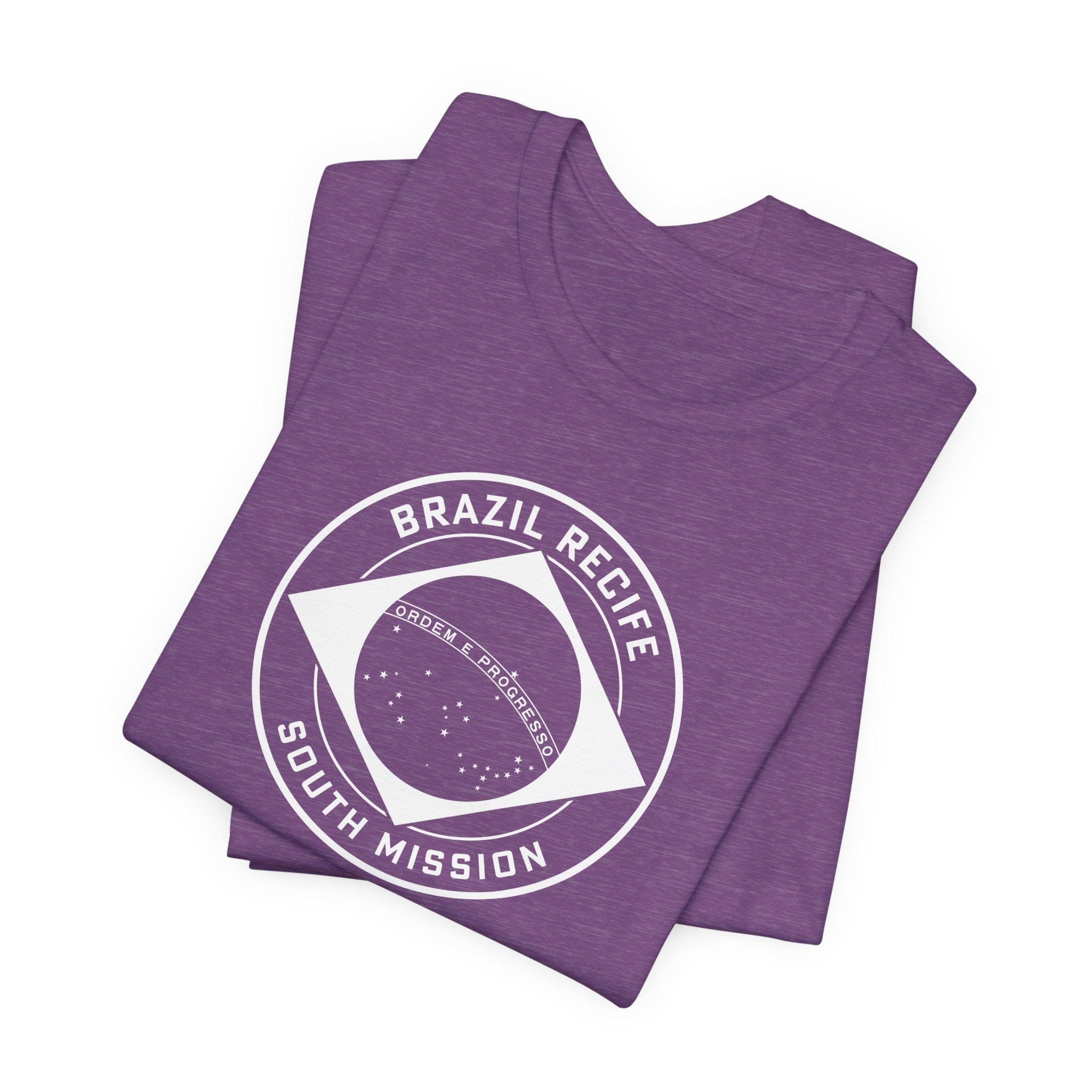 Brazil Recife South Mission Circular Monochrome Logo T-Shirt - Mission Wishlist - LDS Missionary Gift Store