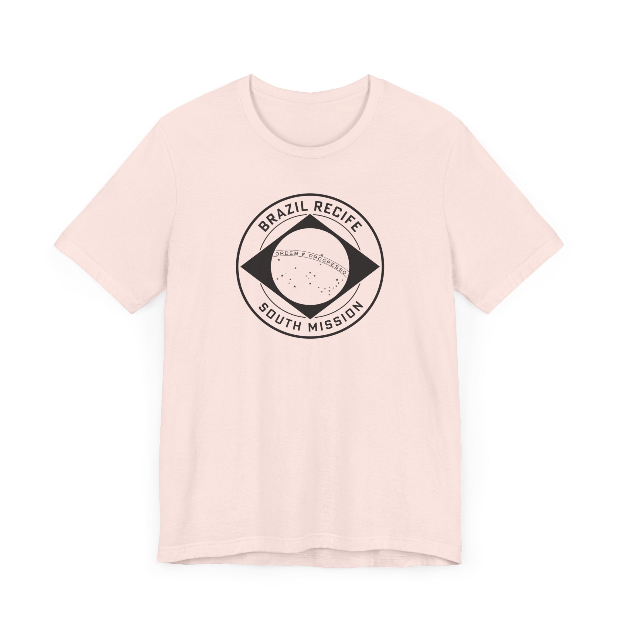 Brazil Recife South Mission Circular Monochrome Logo T-Shirt - Mission Wishlist - LDS Missionary Gift Store
