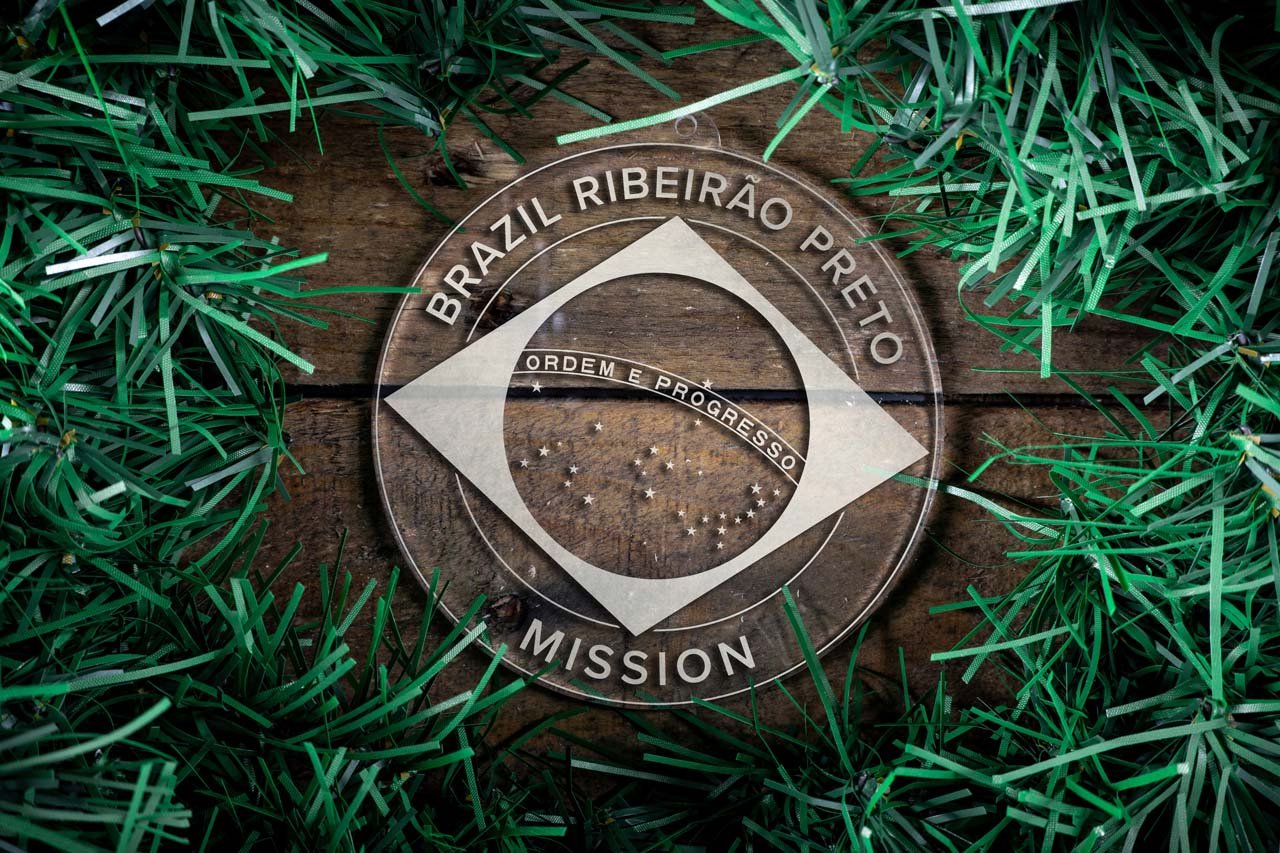 Brazil Ribeirao Preto Mission Christmas Ornament - Latter-Day Saint LDS Missionary Gift - Book of Mormon