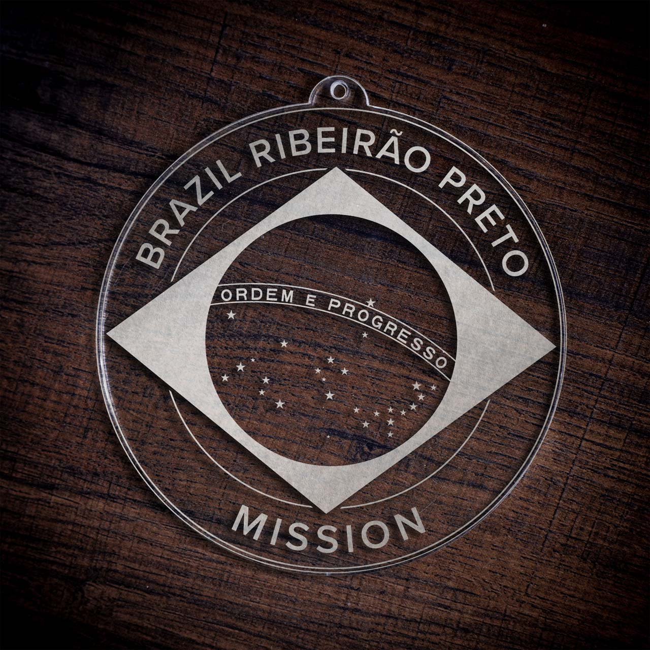 Brazil Ribeirao Preto Mission Christmas Ornament - Latter-Day Saint LDS Missionary Gift - Book of Mormon