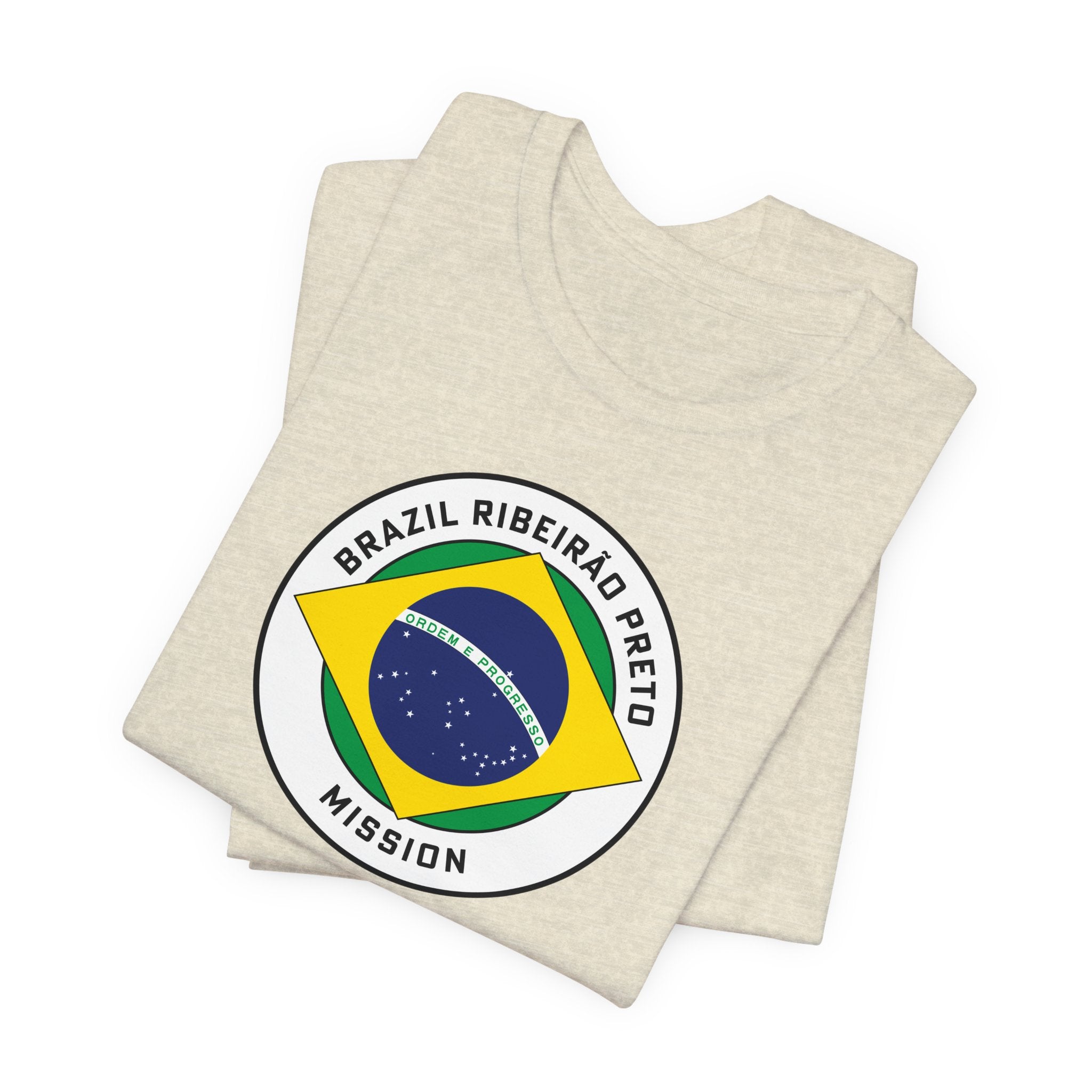 Brazil Ribeirao Preto Mission Circular Pop Flag T-shirt - Mission Wishlist - LDS Missionary Gift Store