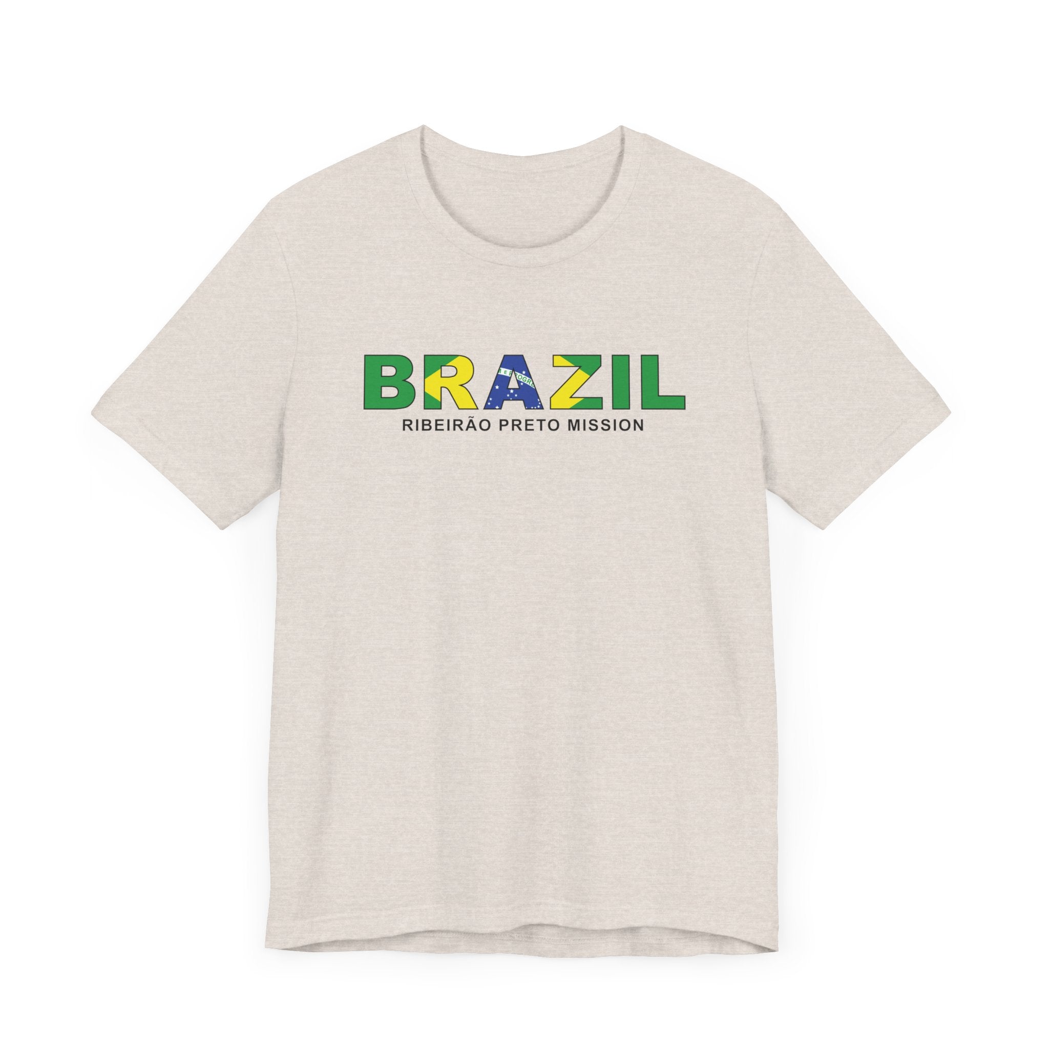 Brazil Ribeirao Preto Mission Flag Title T-shirt - Mission Wishlist - LDS Missionary Gift Store
