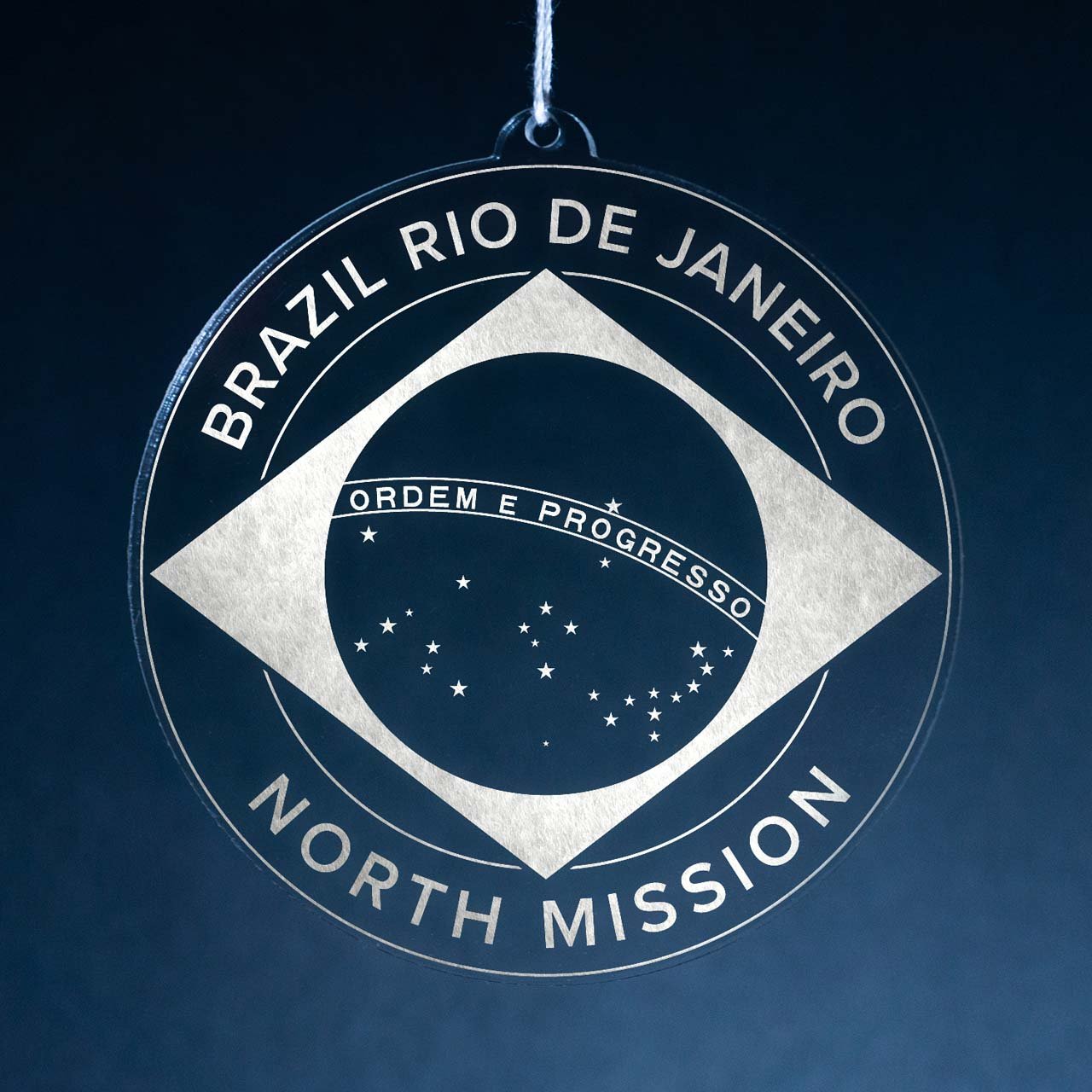 Brazil Rio de Janeiro North Mission Christmas Ornament - Latter-Day Saint LDS Missionary Gift - Book of Mormon