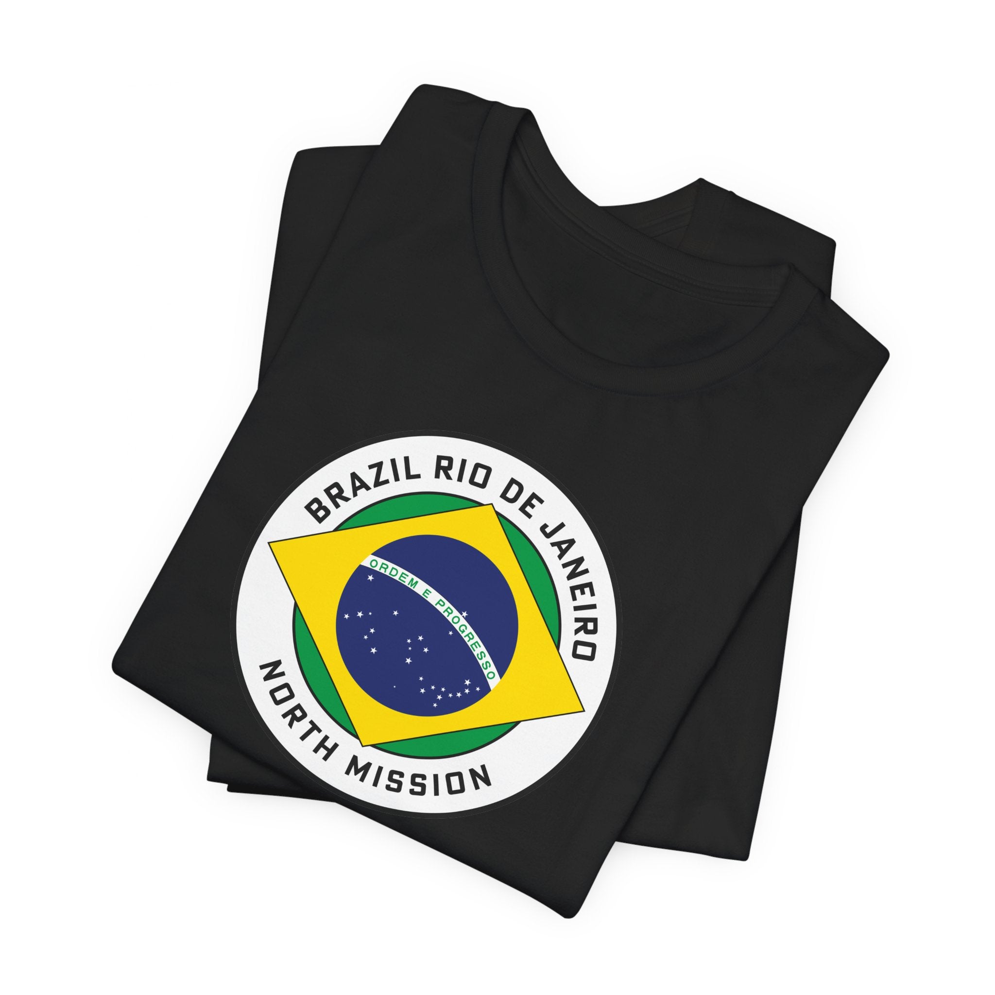 Brazil Rio de Janeiro North Mission Circular Pop Flag T-shirt - Mission Wishlist - LDS Missionary Gift Store