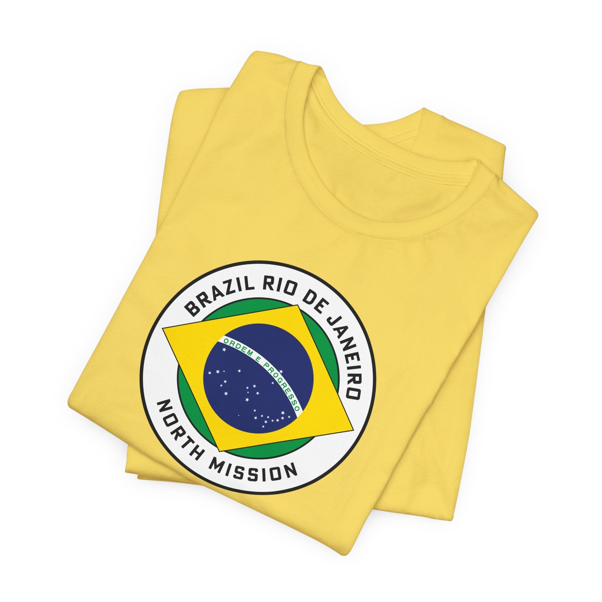 Brazil Rio de Janeiro North Mission Circular Pop Flag T-shirt - Mission Wishlist - LDS Missionary Gift Store