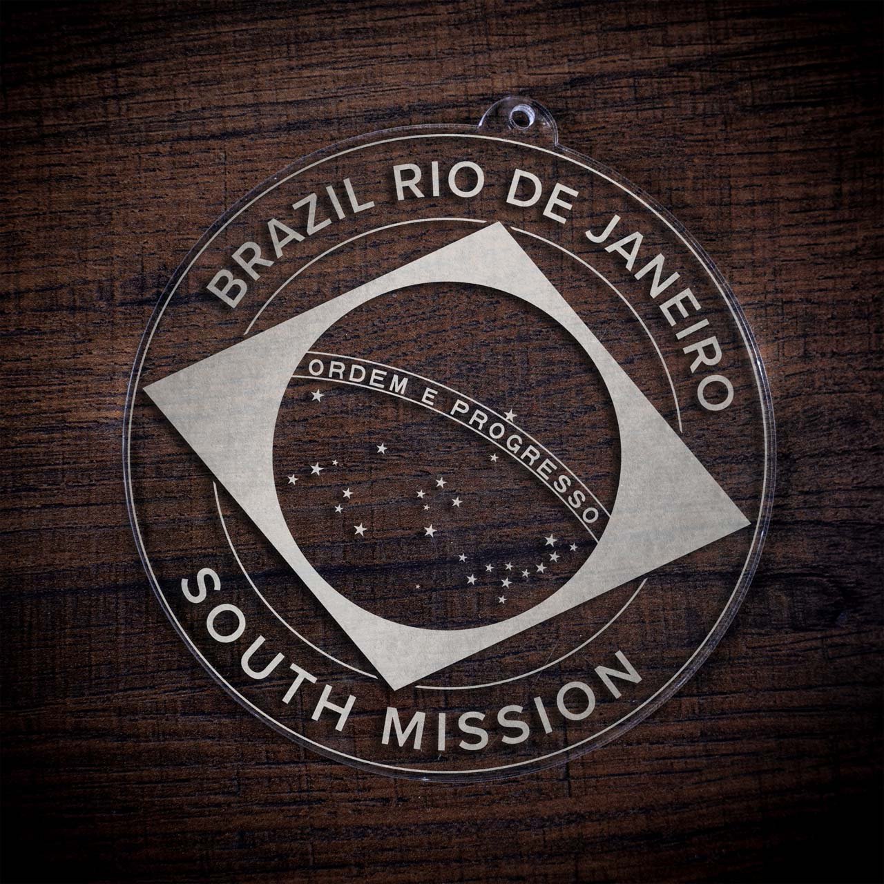 Brazil Rio de Janeiro South Mission Christmas Ornament - Latter-Day Saint LDS Missionary Gift - Book of Mormon