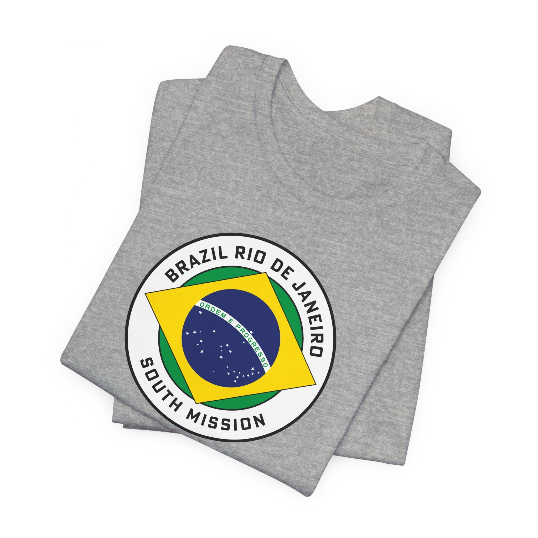 Brazil Rio de Janeiro South Mission Circular Pop Flag T-shirt - Mission Wishlist - LDS Missionary Gift Store