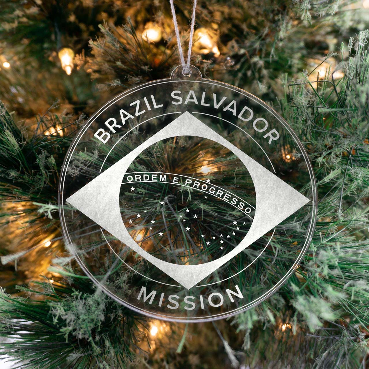 Brazil Salvador Mission Christmas Ornament - Latter-Day Saint LDS Missionary Gift - Book of Mormon