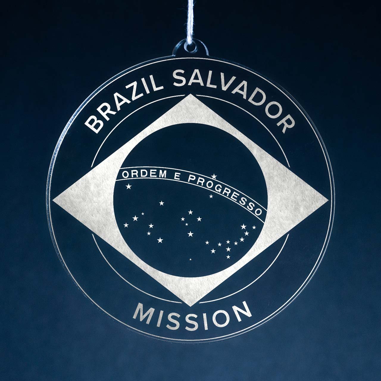Brazil Salvador Mission Christmas Ornament - Latter-Day Saint LDS Missionary Gift - Book of Mormon