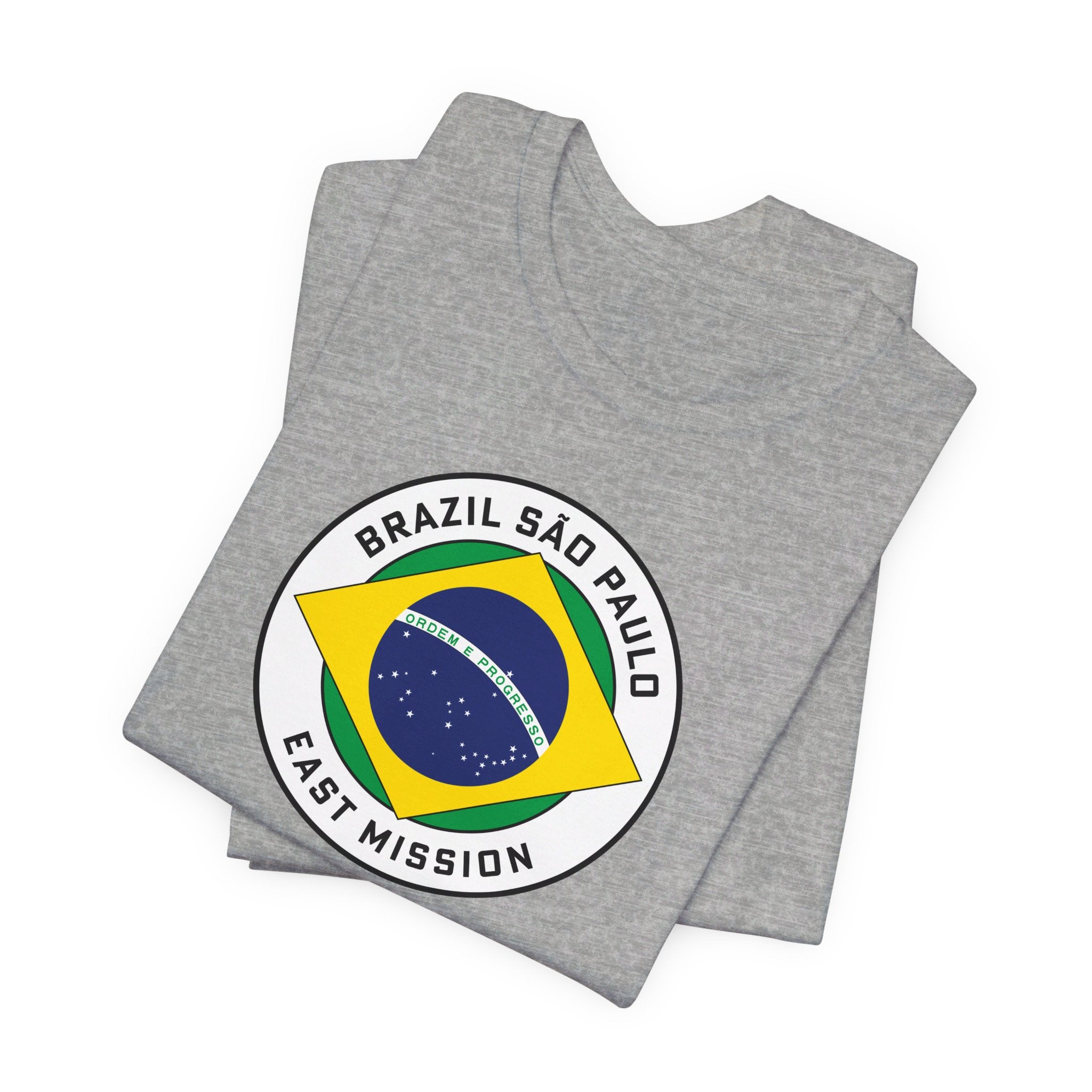 Brazil Sao Paulo East Mission Circular Pop Flag T-shirt - Mission Wishlist - LDS Missionary Gift Store