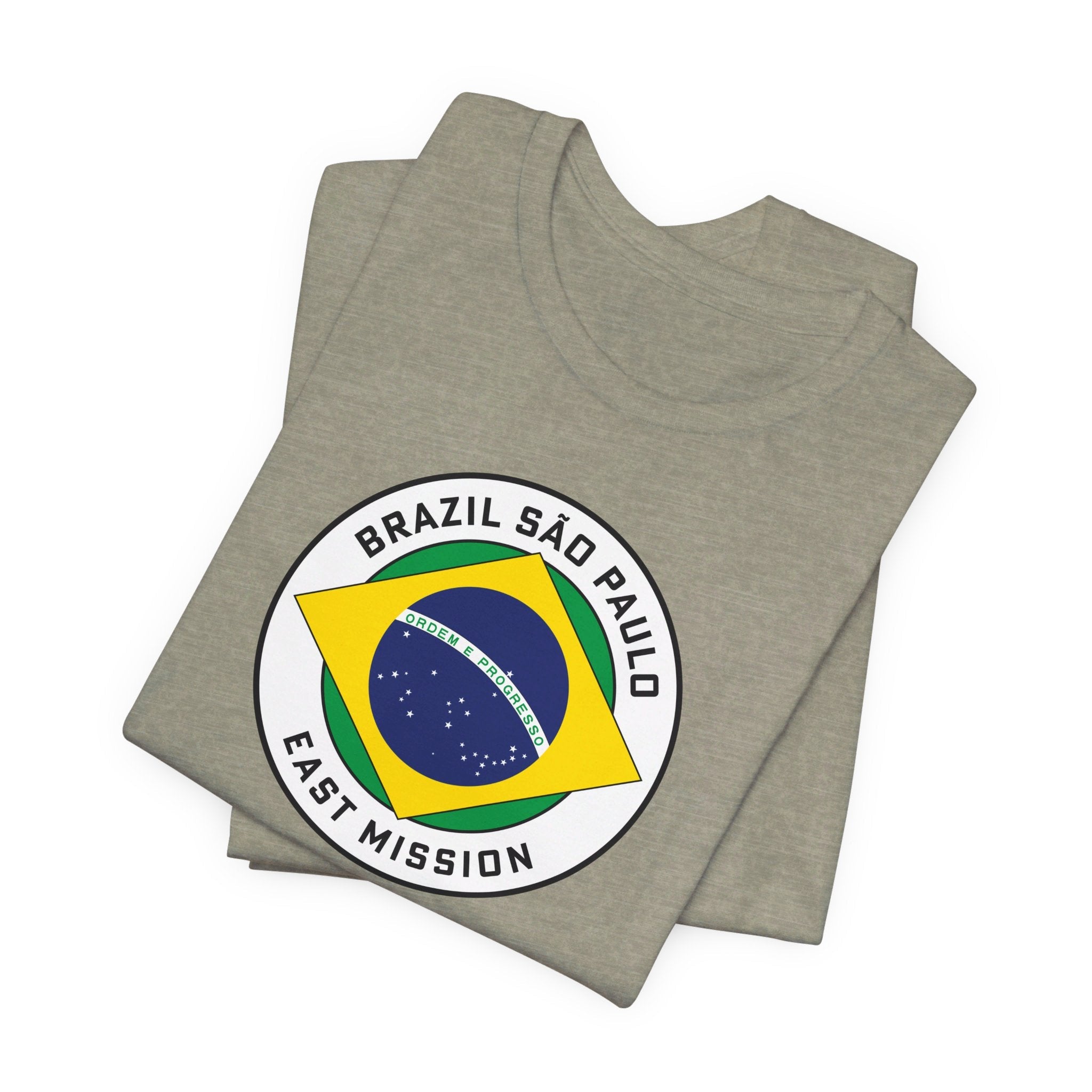 Brazil Sao Paulo East Mission Circular Pop Flag T-shirt - Mission Wishlist - LDS Missionary Gift Store