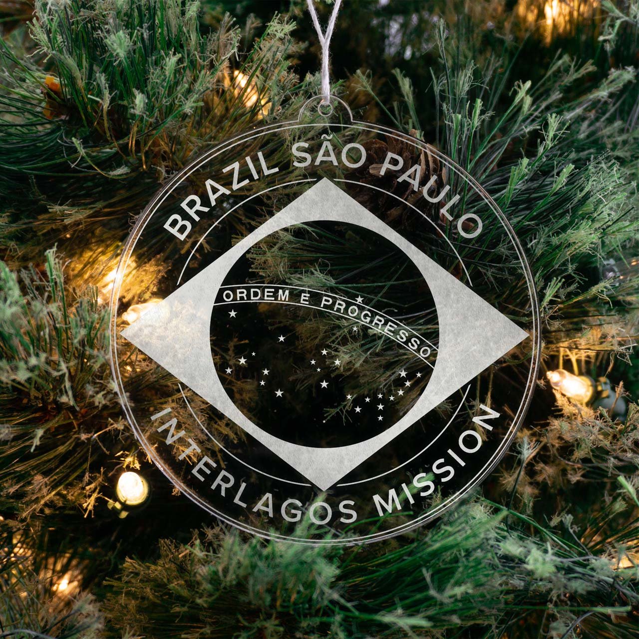 Brazil Sao Paulo Interlagos Mission Christmas Ornament - Latter-Day Saint LDS Missionary Gift - Book of Mormon