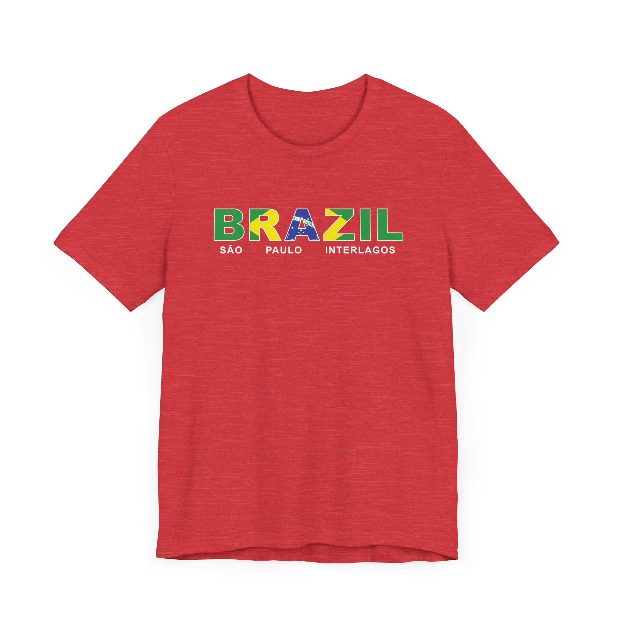 Brazil Sao Paulo Interlagos Mission Flag Title T-shirt - Latter-Day Saint LDS Missionary Gift - Book of Mormon