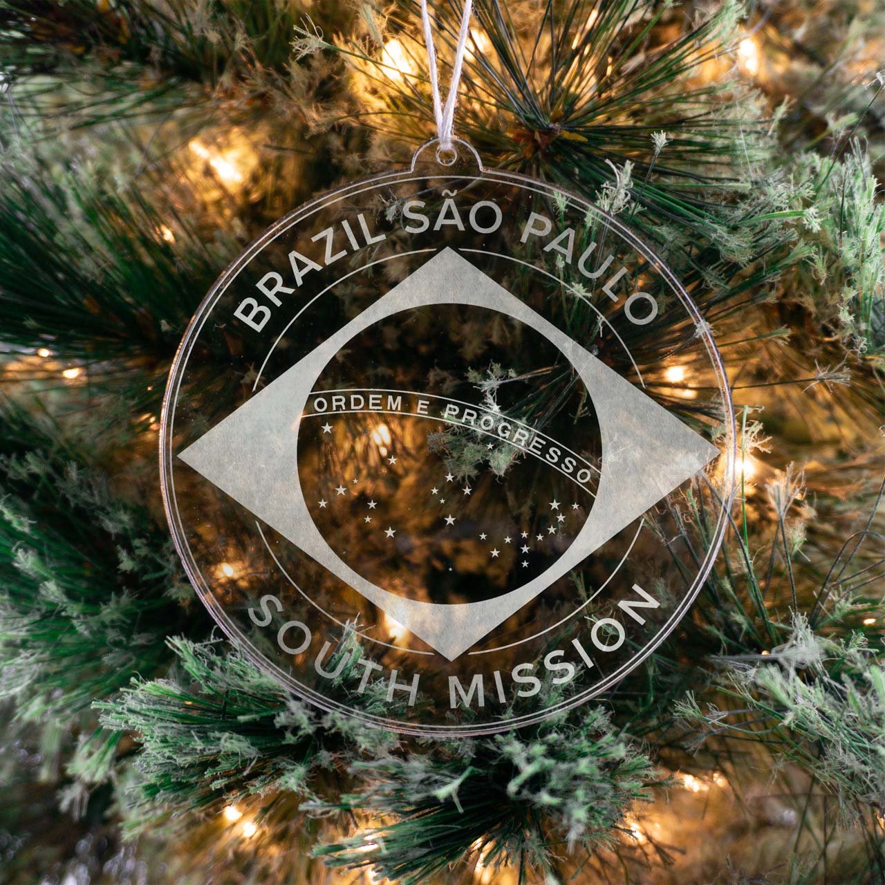 Brazil Sao Paulo South Mission Christmas Ornament - Latter-Day Saint LDS Missionary Gift - Book of Mormon