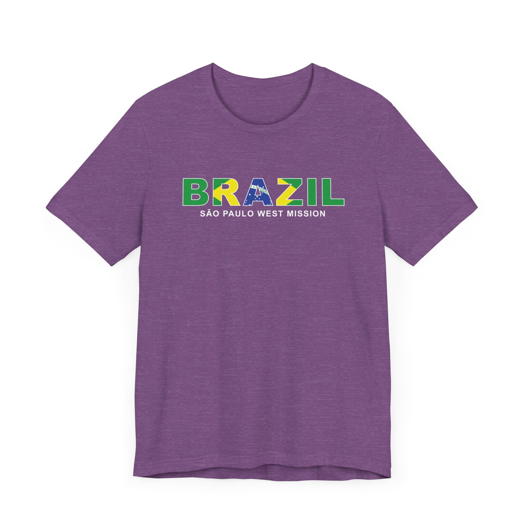 Brazil Sao Paulo West Mission Flag Title T-shirt - Mission Wishlist - LDS Missionary Gift Store