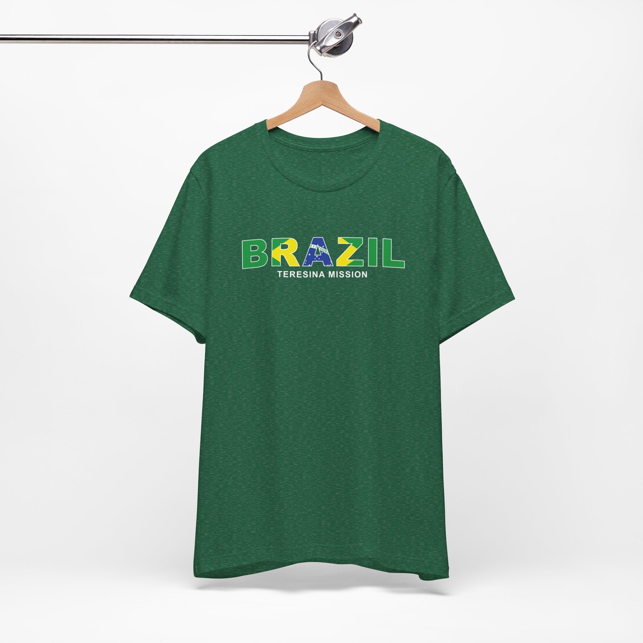 Brazil Teresina Mission Flag Title T-shirt - Mission Wishlist - LDS Missionary Gift Store
