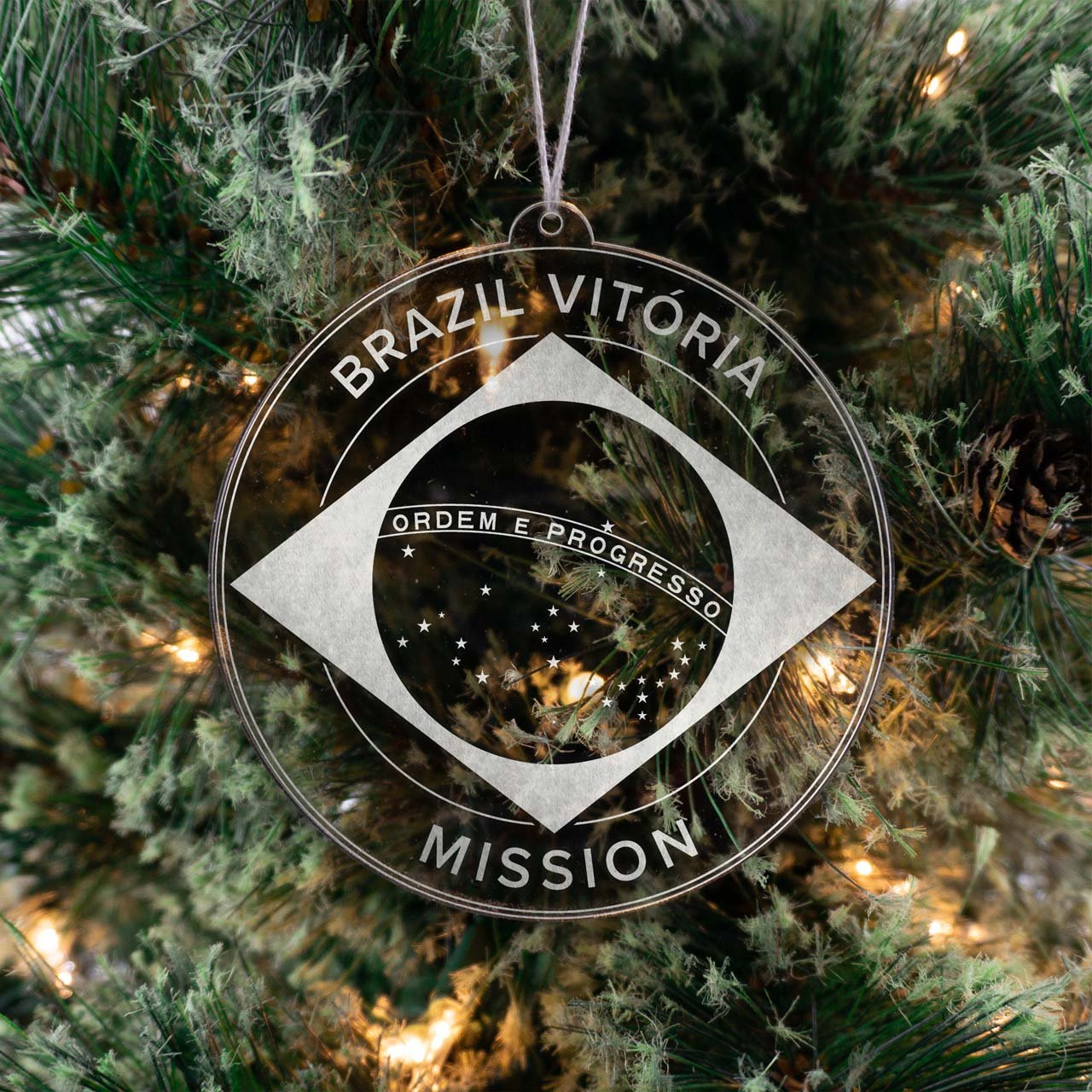 Brazil Vitoria Mission Christmas Ornament - Latter-Day Saint LDS Missionary Gift - Book of Mormon