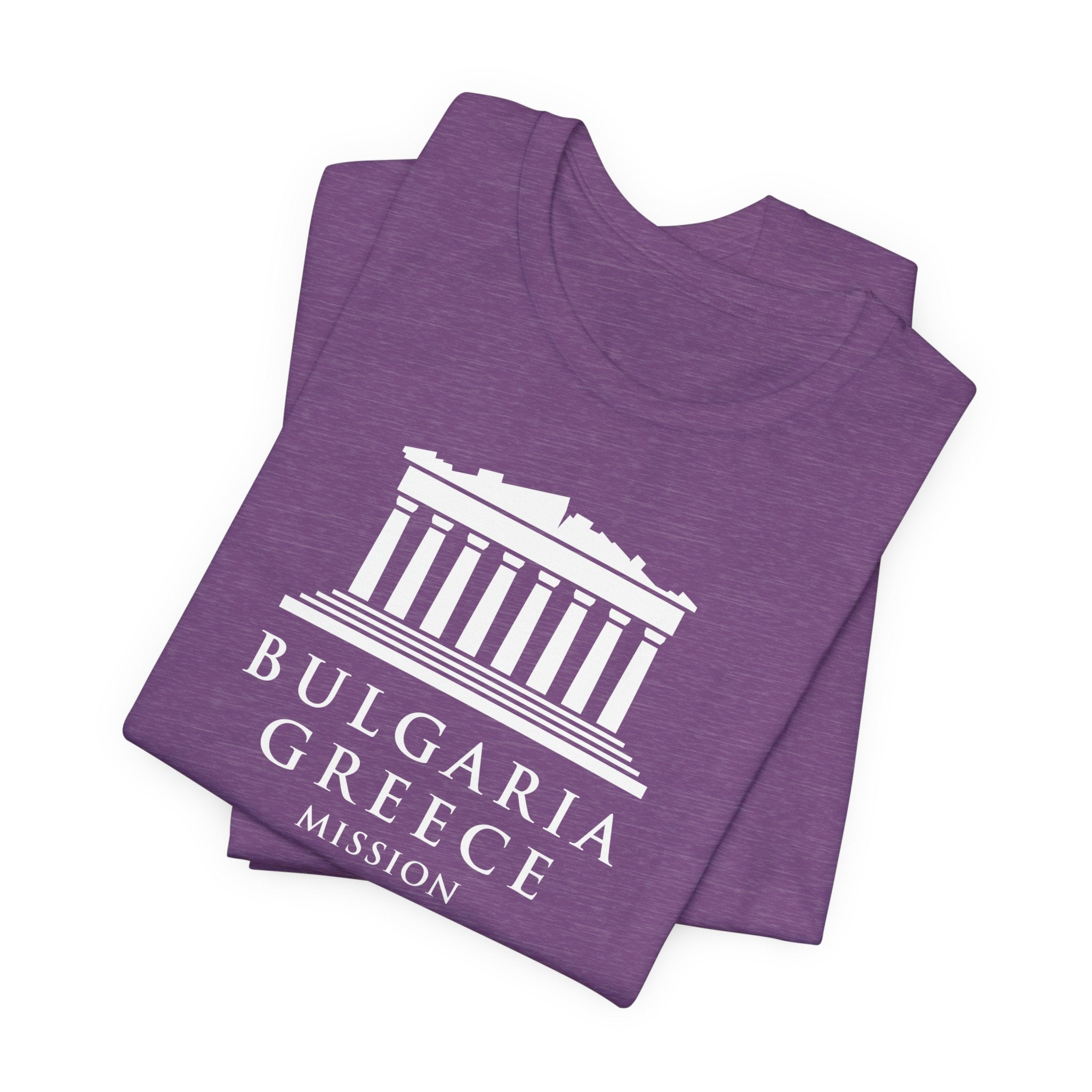 Bulgaria - Greece Mission Circular Monochrome Logo T-Shirt - Mission Wishlist - LDS Missionary Gift Store