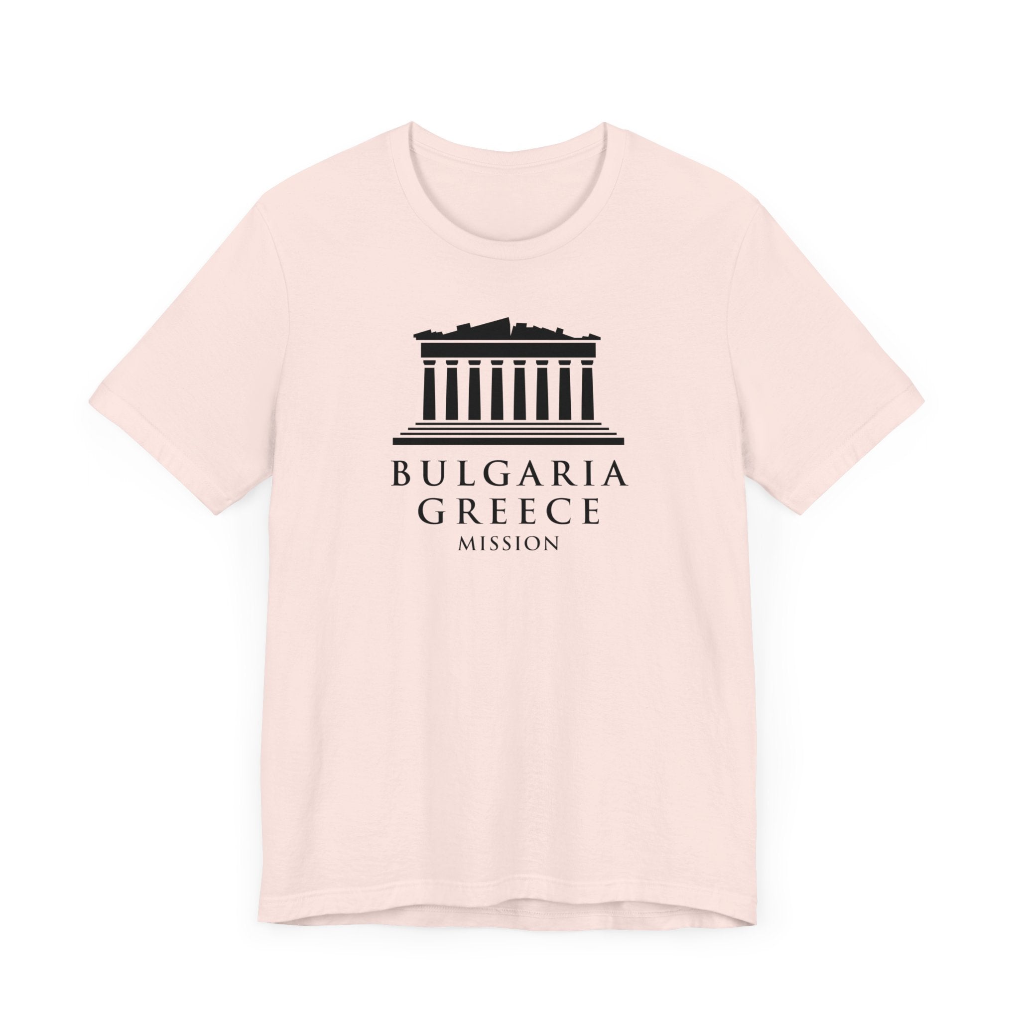 Bulgaria - Greece Mission Circular Monochrome Logo T-Shirt - Mission Wishlist - LDS Missionary Gift Store