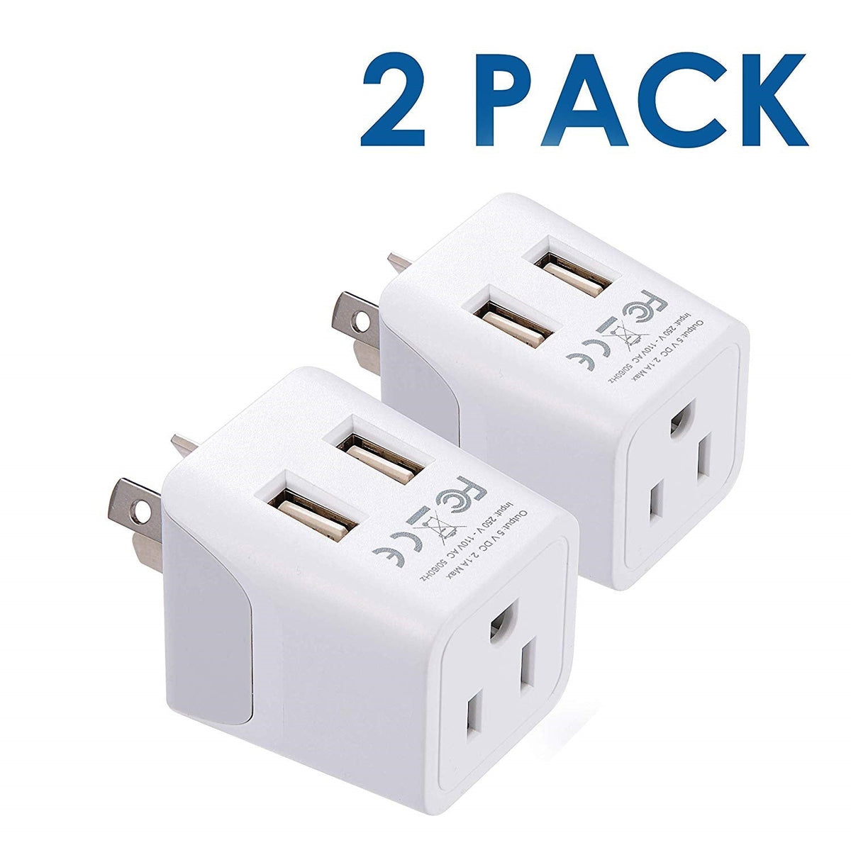 Australia, China Travel Adapter - Type I - USB A + USB C (CTU-16)