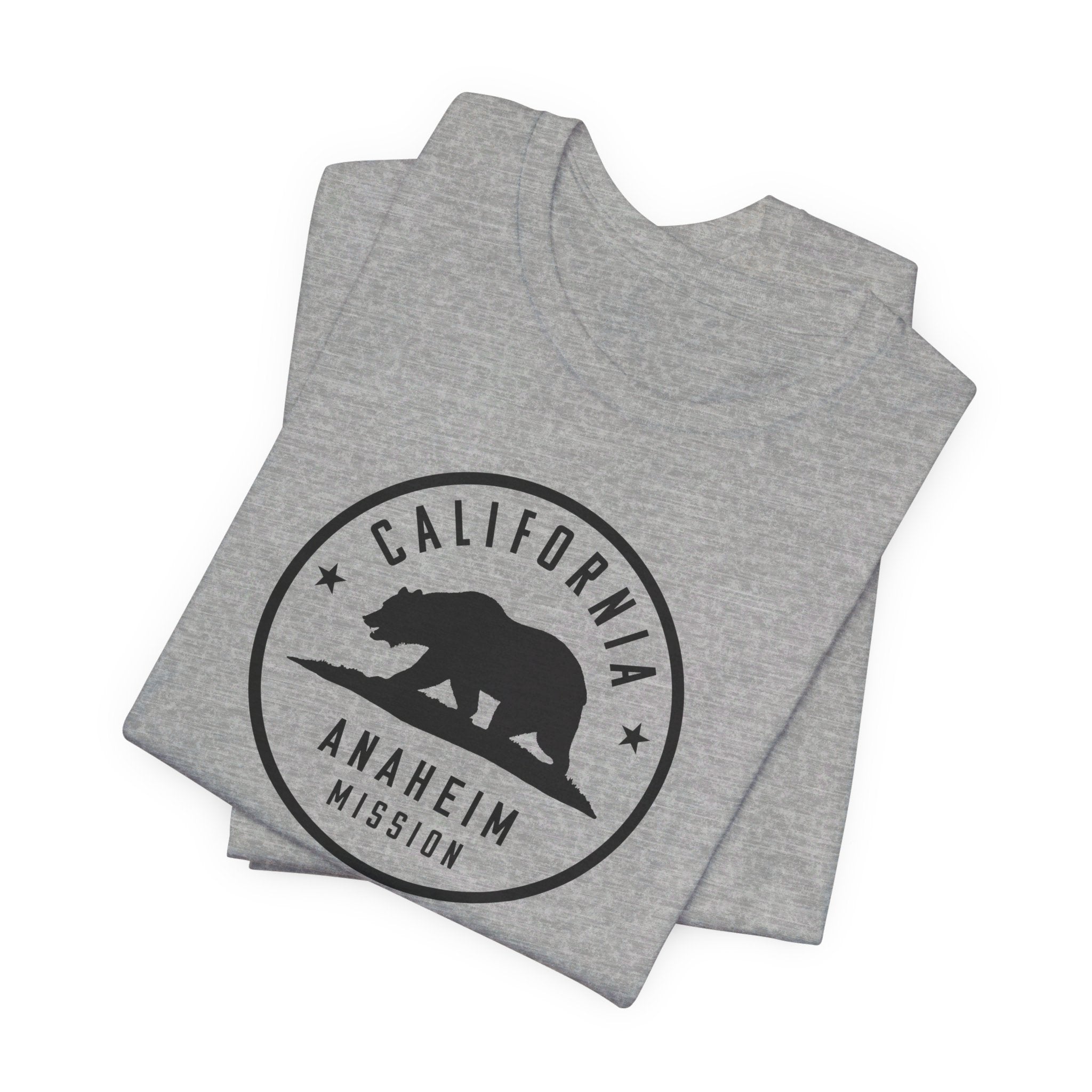 California Anaheim Mission Circular Monochrome Logo T-Shirt - Mission Wishlist - LDS Missionary Gift Store