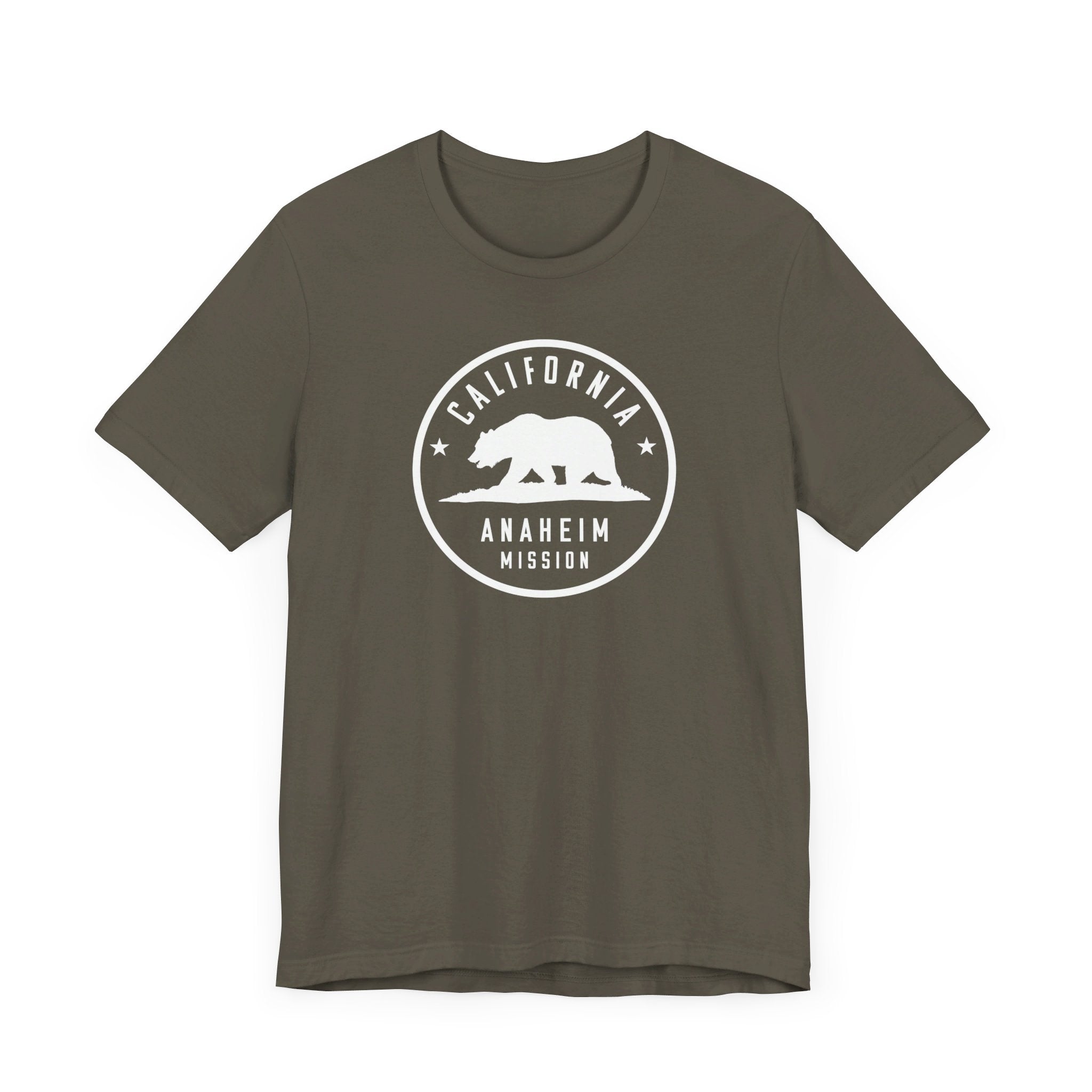 California Anaheim Mission Circular Monochrome Logo T-Shirt - Mission Wishlist - LDS Missionary Gift Store