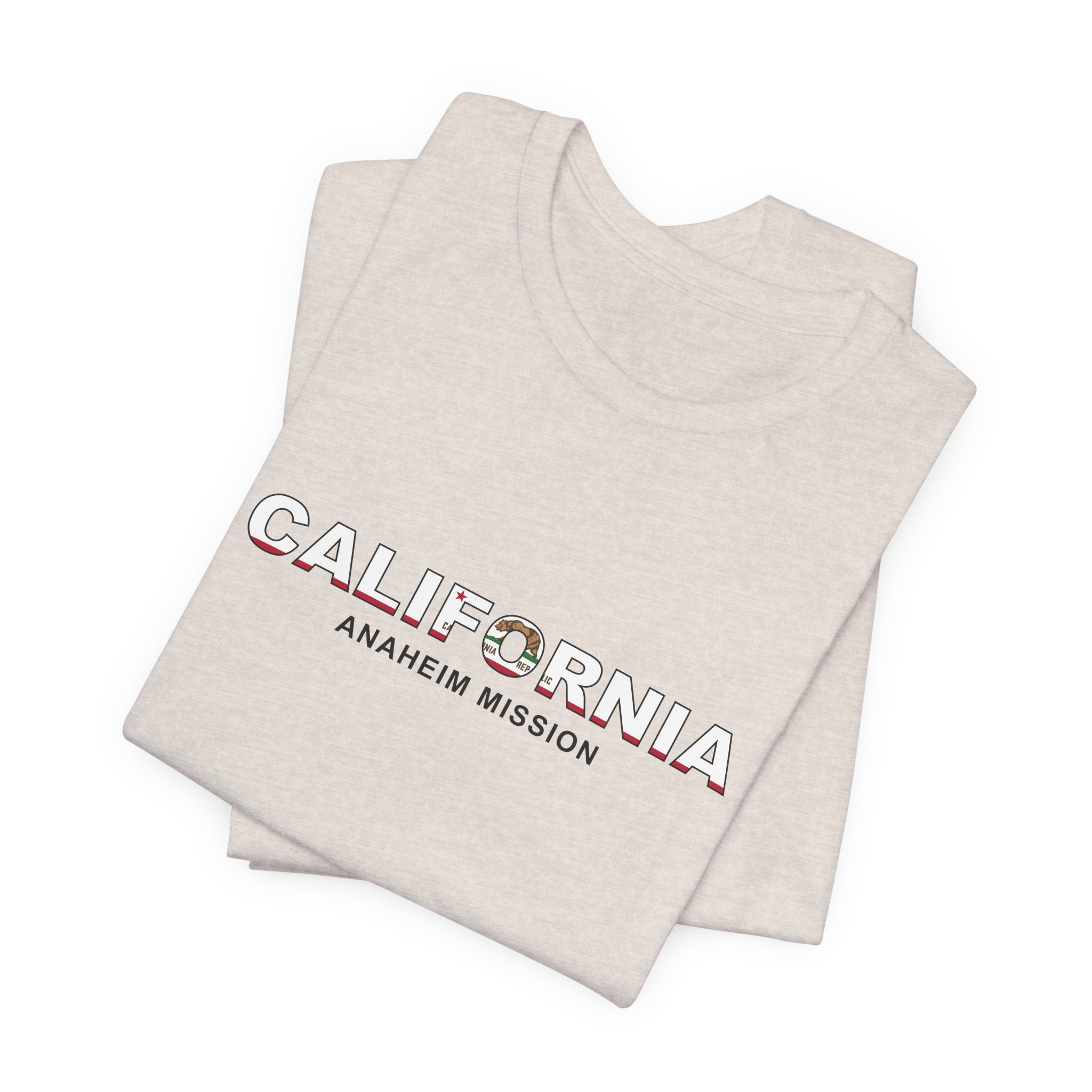 California Anaheim Mission Flag Title T-shirt - Mission Wishlist - LDS Missionary Gift Store