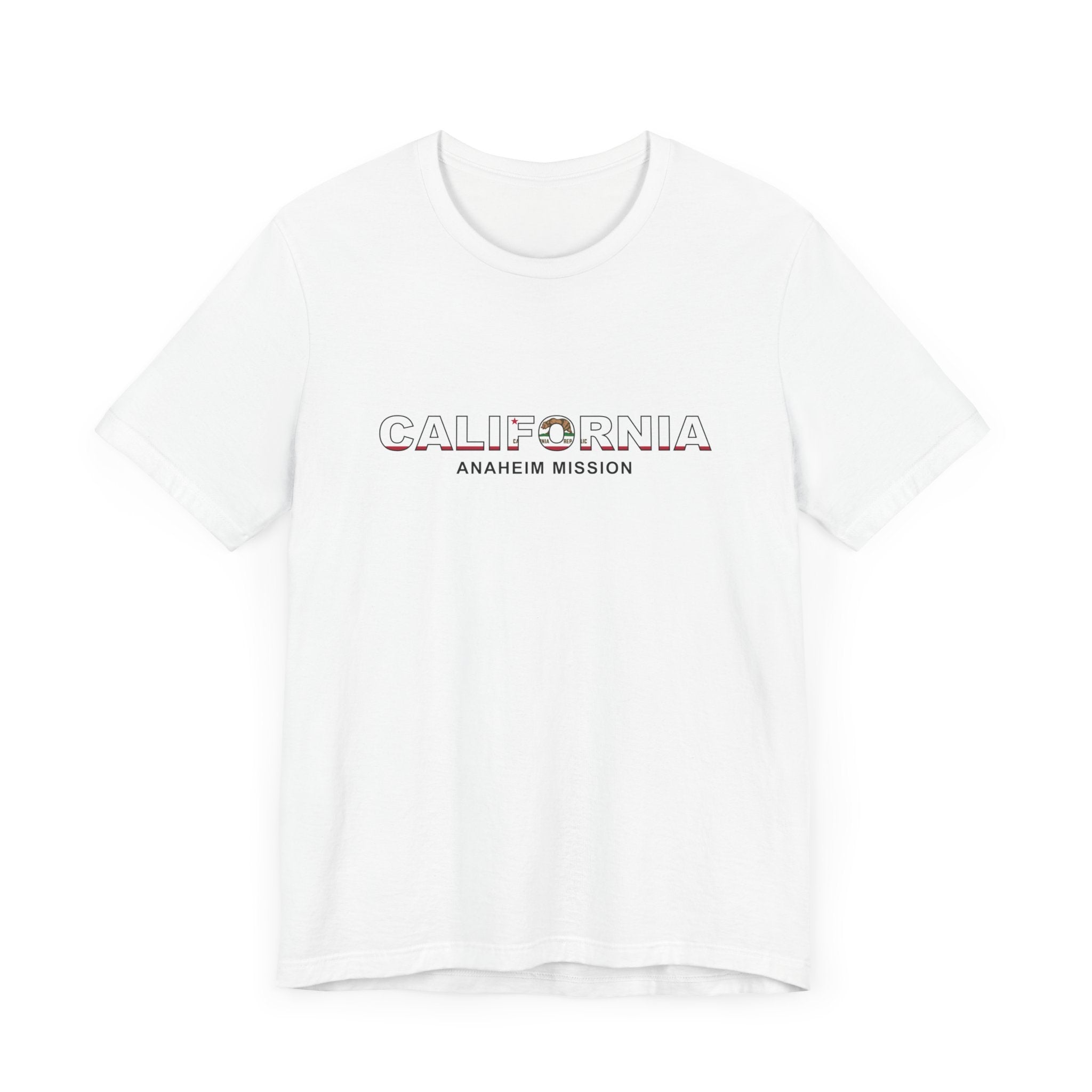 California Anaheim Mission Flag Title T-shirt - Mission Wishlist - LDS Missionary Gift Store