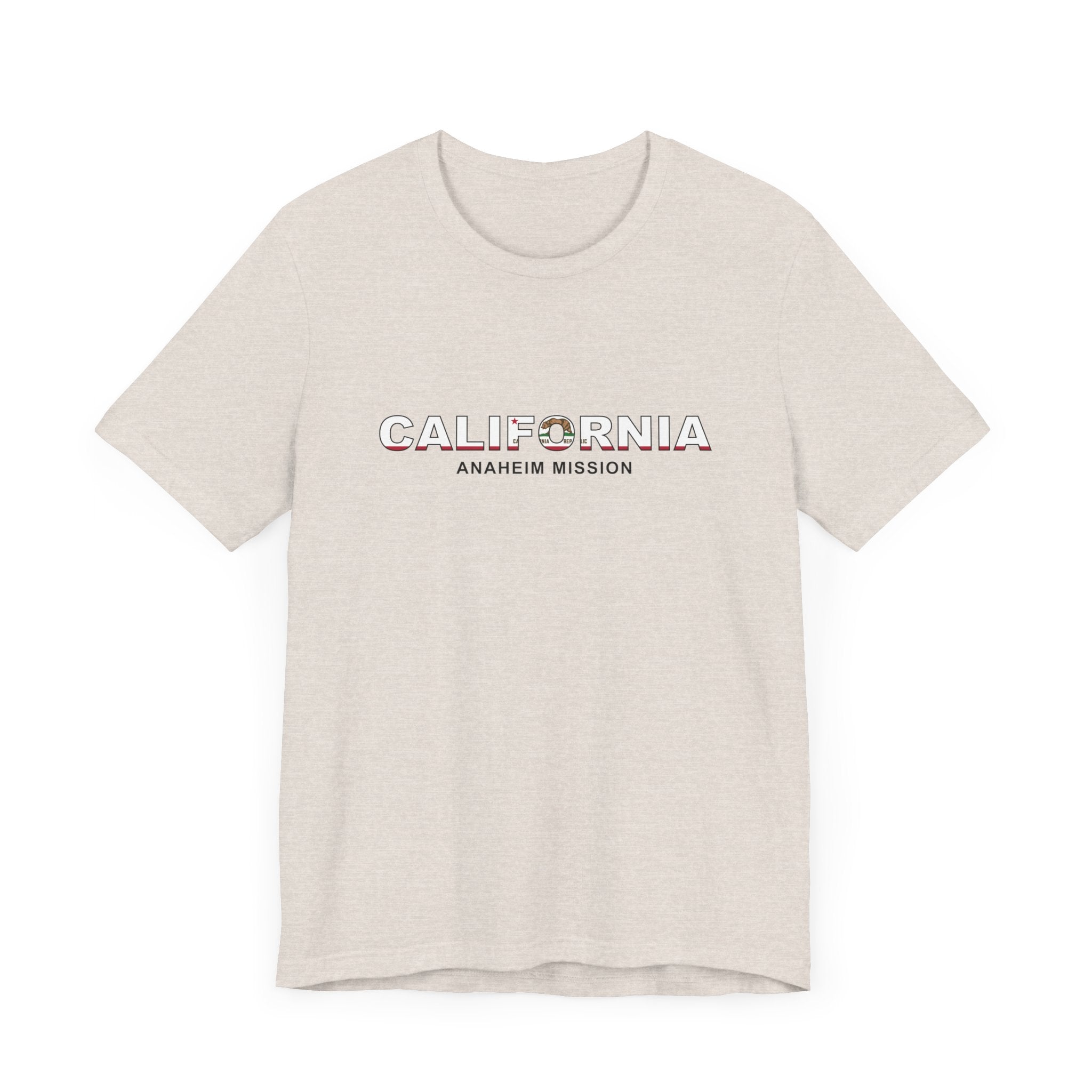 California Anaheim Mission Flag Title T-shirt - Mission Wishlist - LDS Missionary Gift Store