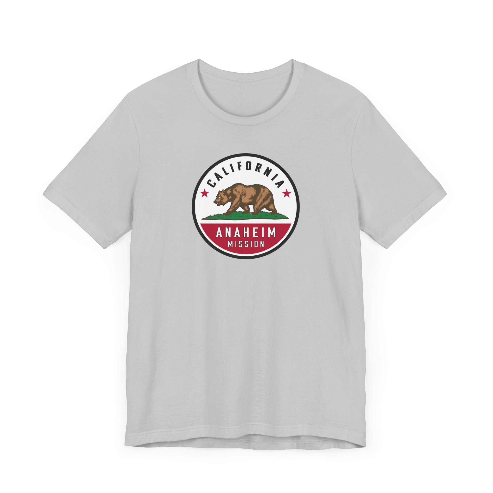 California Anaheim Mission State Flag Logo (White Border) T-shirt - Mission Wishlist - LDS Missionary Gift Store
