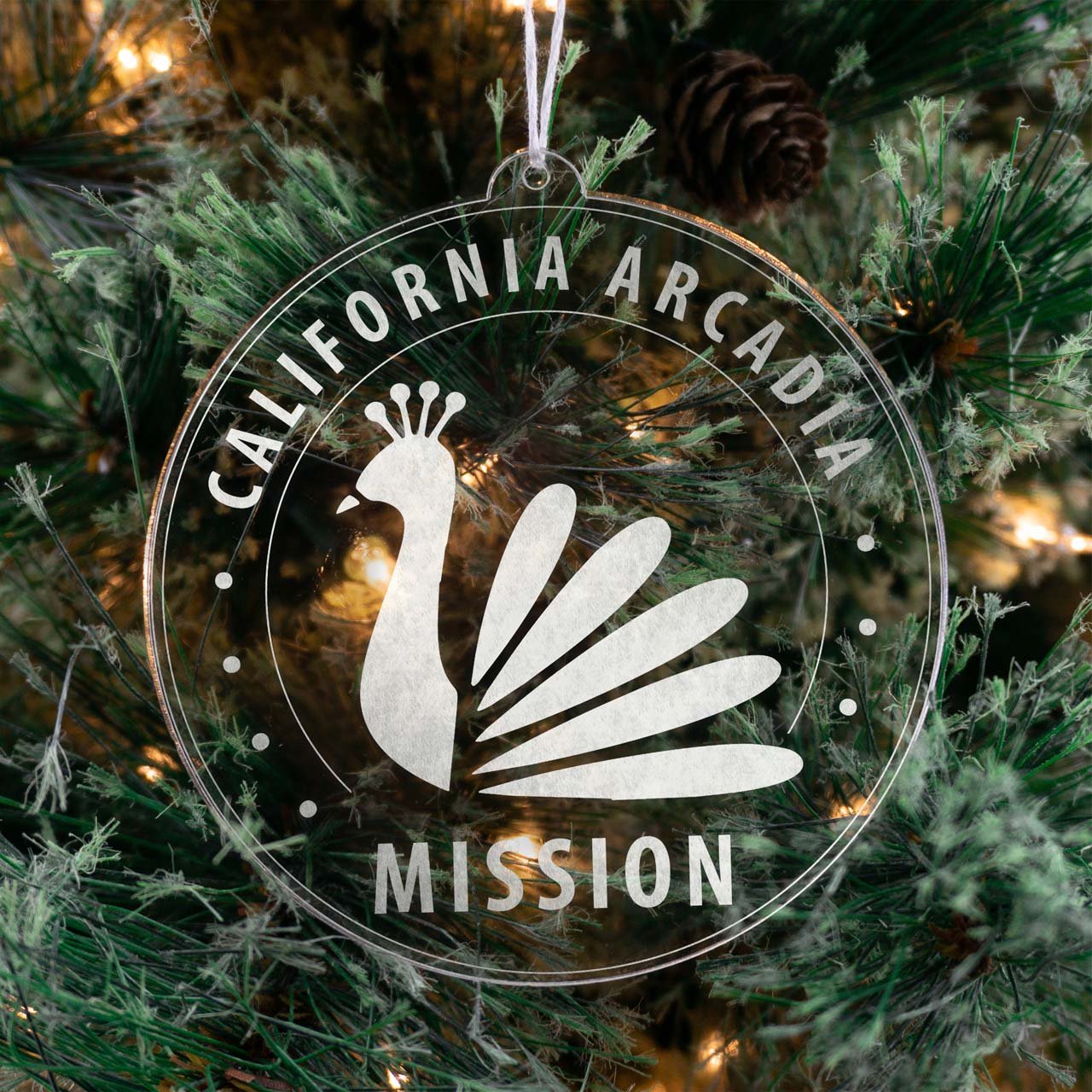 California Arcadia Mission Christmas Ornament - Latter-Day Saint LDS Missionary Gift - Book of Mormon