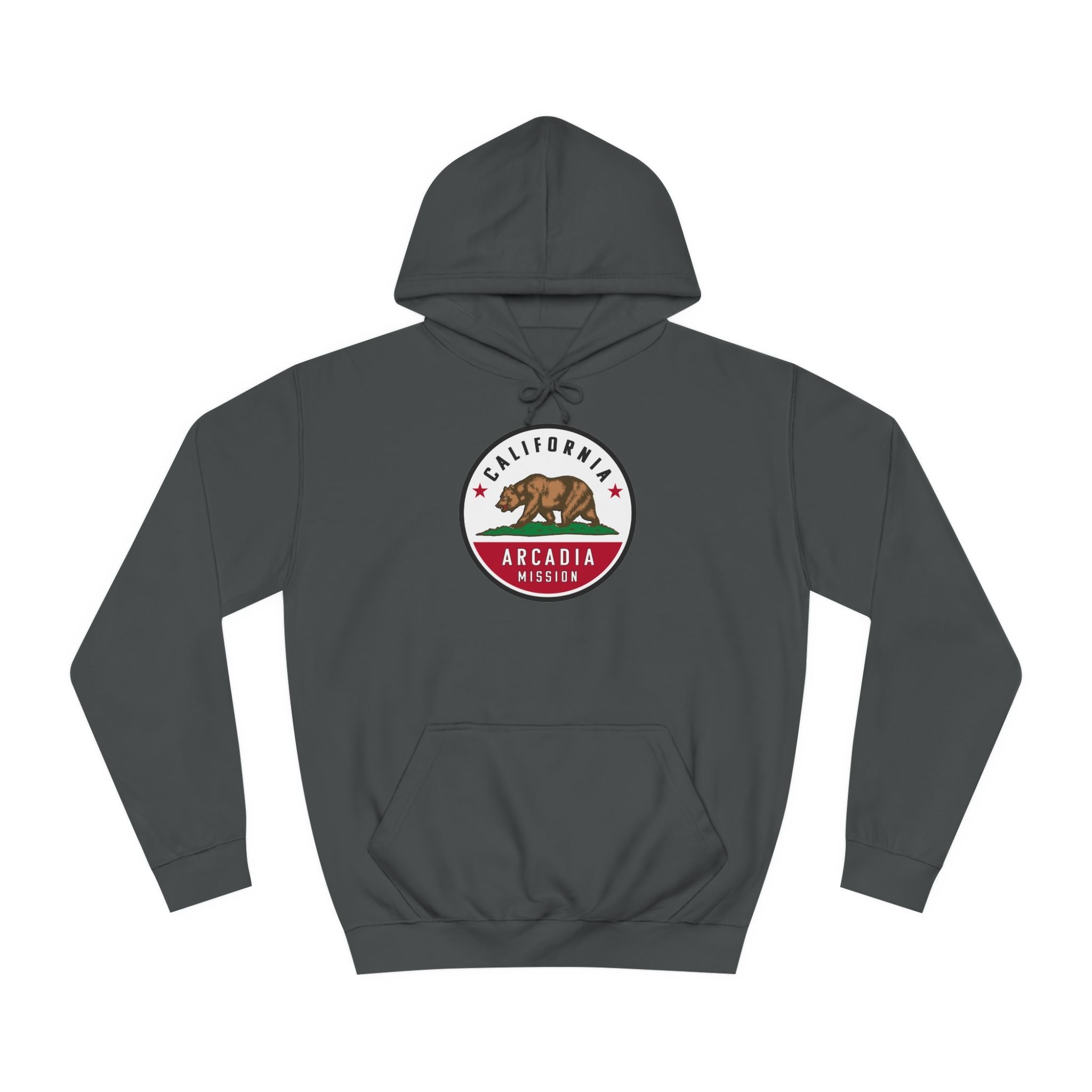 California Arcadia Mission State Flag Logo (White Border) College Hoodie - Mission Wishlist - LDS Missionary Gift Store
