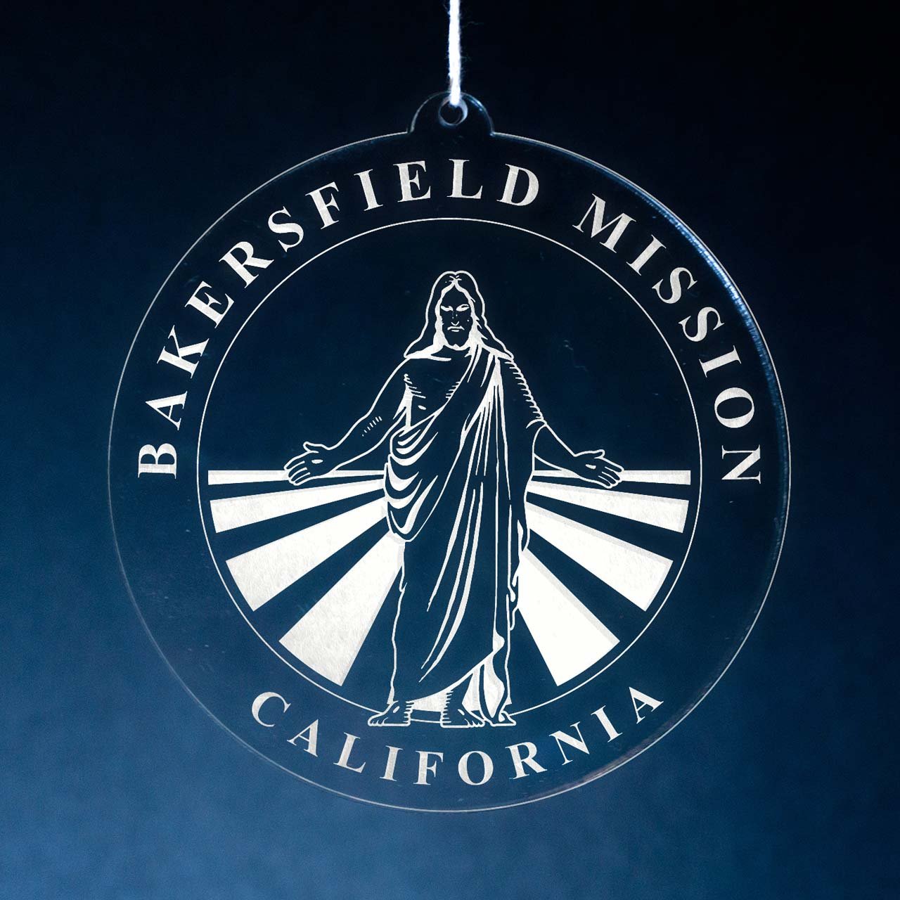 California Bakersfield Mission Christmas Ornament - Latter-Day Saint LDS Missionary Gift - Book of Mormon