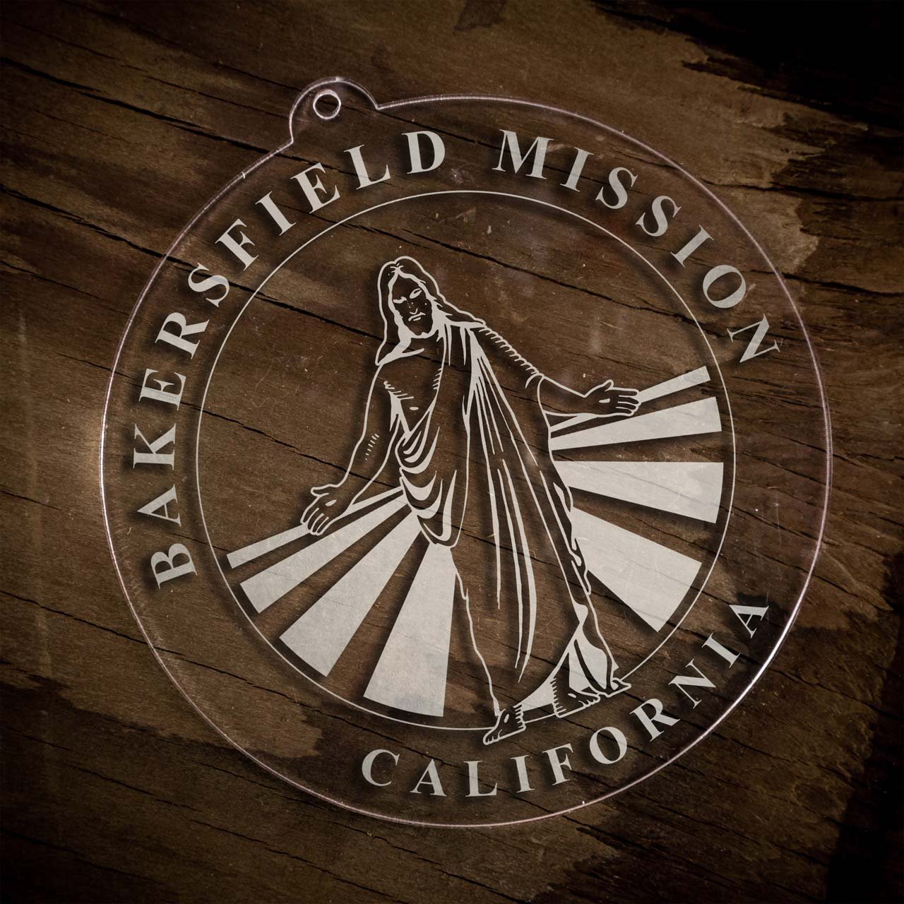 California Bakersfield Mission Christmas Ornament - Latter-Day Saint LDS Missionary Gift - Book of Mormon