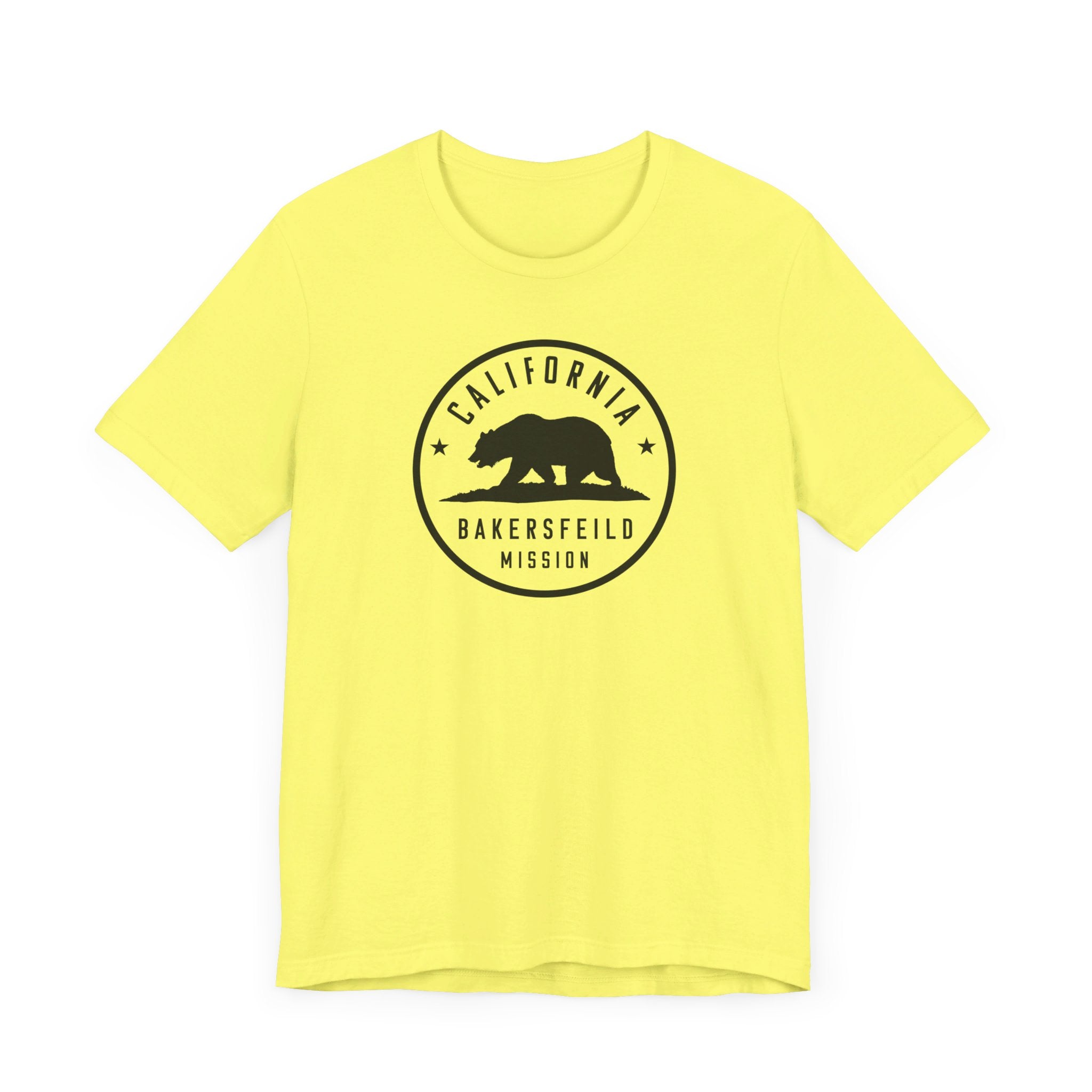 California Bakersfield Mission Circular Monochrome Logo T-Shirt - Mission Wishlist - LDS Missionary Gift Store