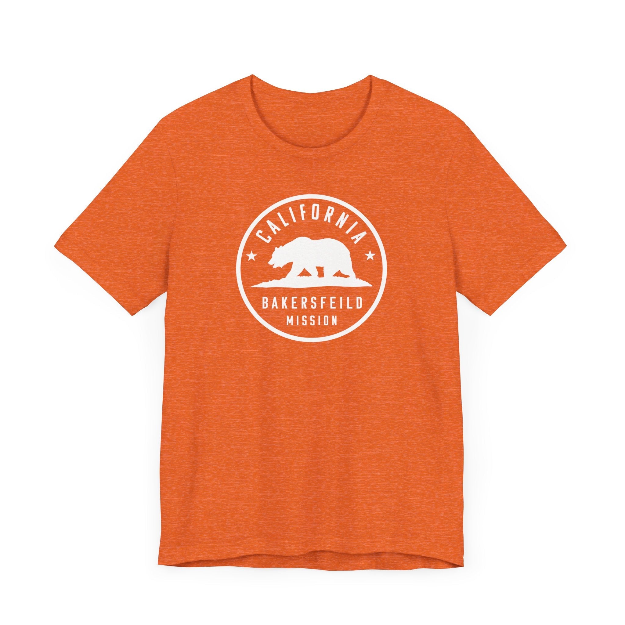 California Bakersfield Mission Circular Monochrome Logo T-Shirt - Mission Wishlist - LDS Missionary Gift Store