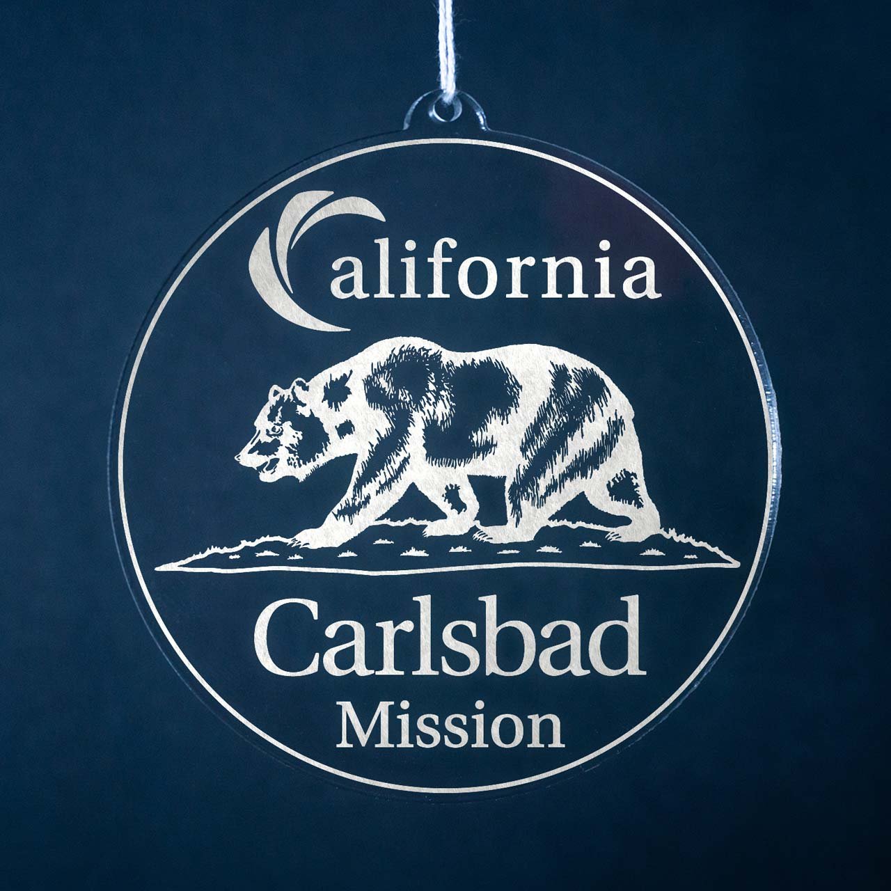 California Carlsbad Mission Christmas Ornament - Latter-Day Saint LDS Missionary Gift - Book of Mormon