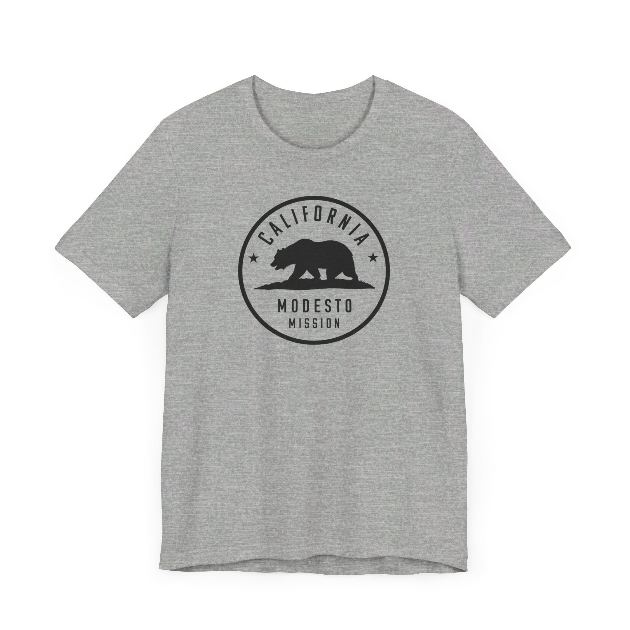 California Modesto Mission Circular Monochrome Logo T-Shirt - Mission Wishlist - LDS Missionary Gift Store