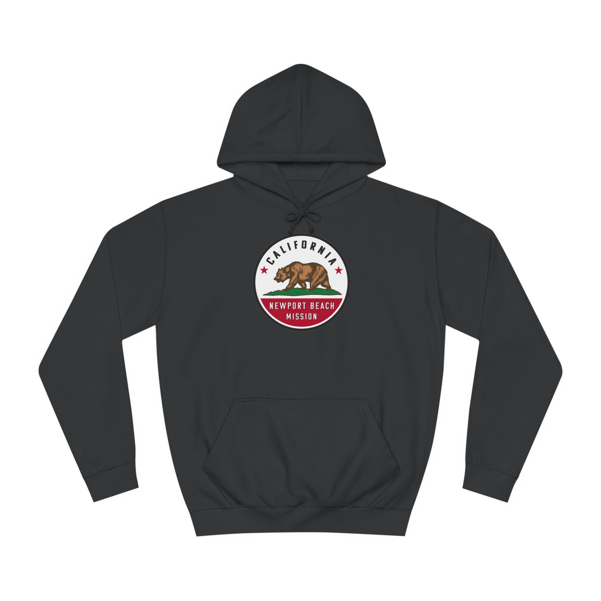 California Newport Beach Mission State Flag Logo (White Border) College Hoodie - Mission Wishlist - LDS Missionary Gift Store
